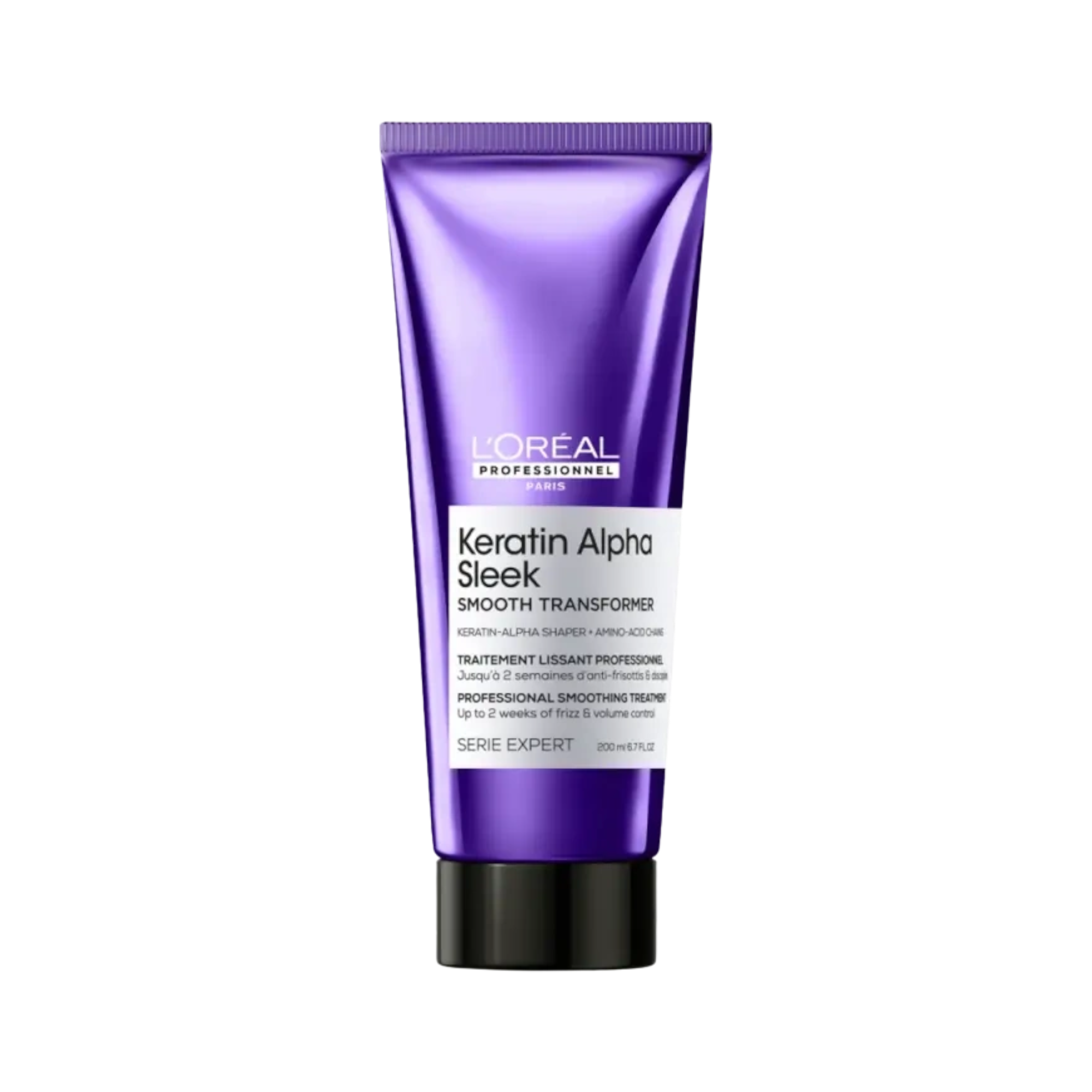L'OREAL PROFESSIONNEL KERATIN ALPHA SLEEK SMOOTH TRANSFORMER Traitement capillaire lissant intensif 200 ml