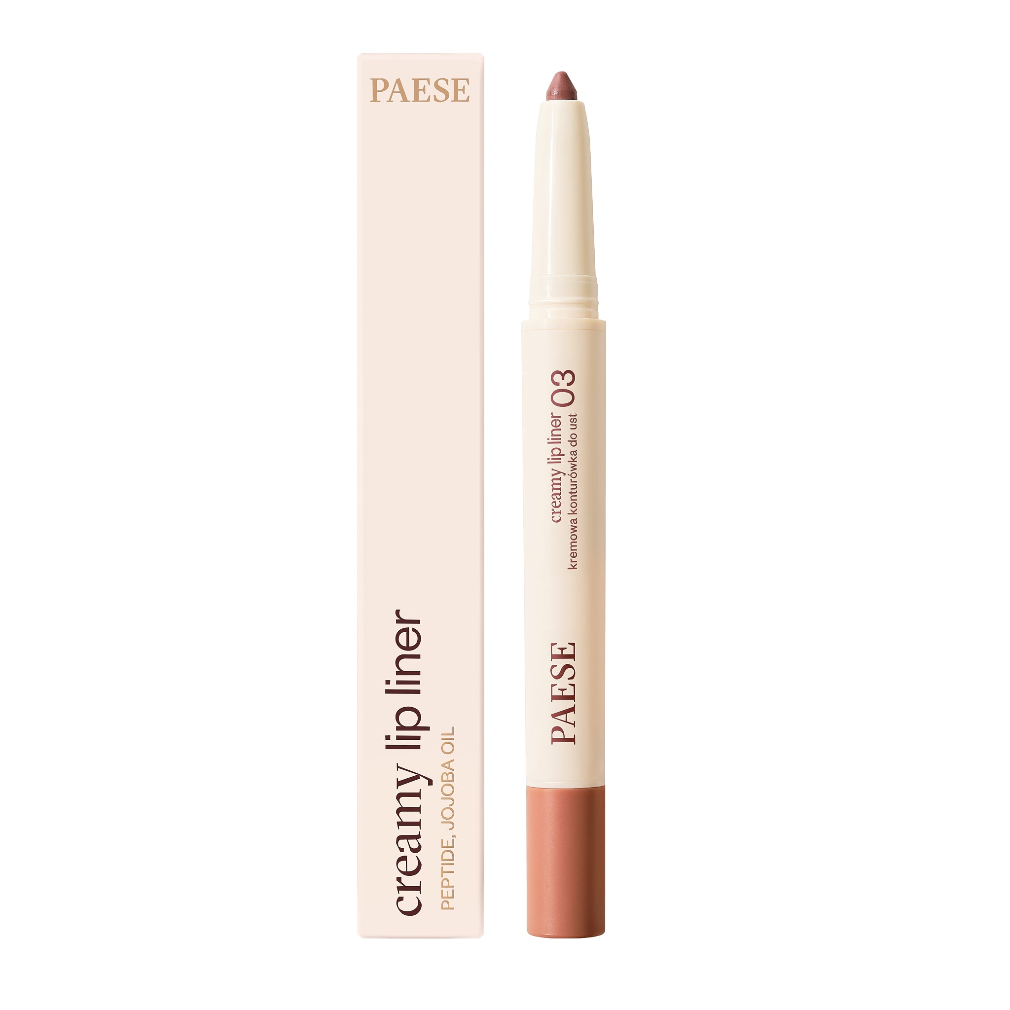 PAESE CREAMY LIP LINER Kremowa konturówka z peptydami 0,6 g #3