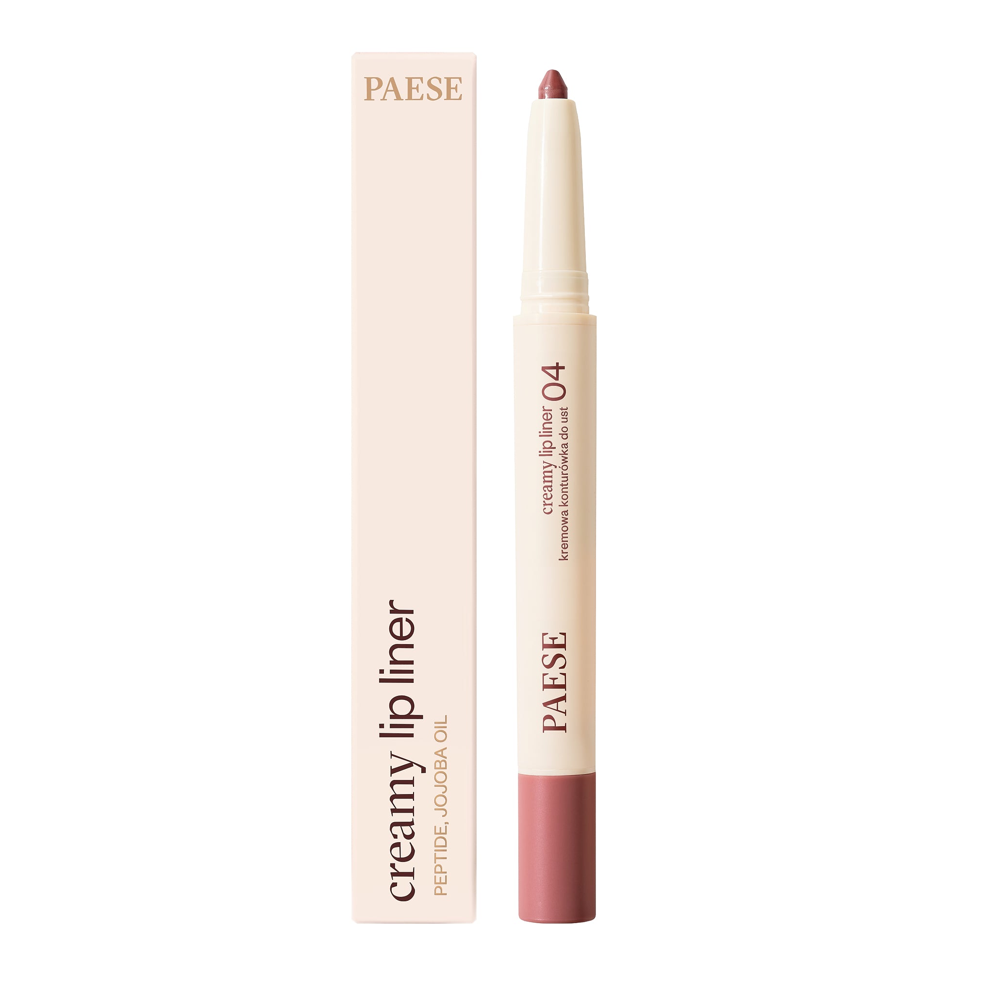 PAESE CREAMY LIP LINER Kremowa konturówka z peptydami 0,6 g #4