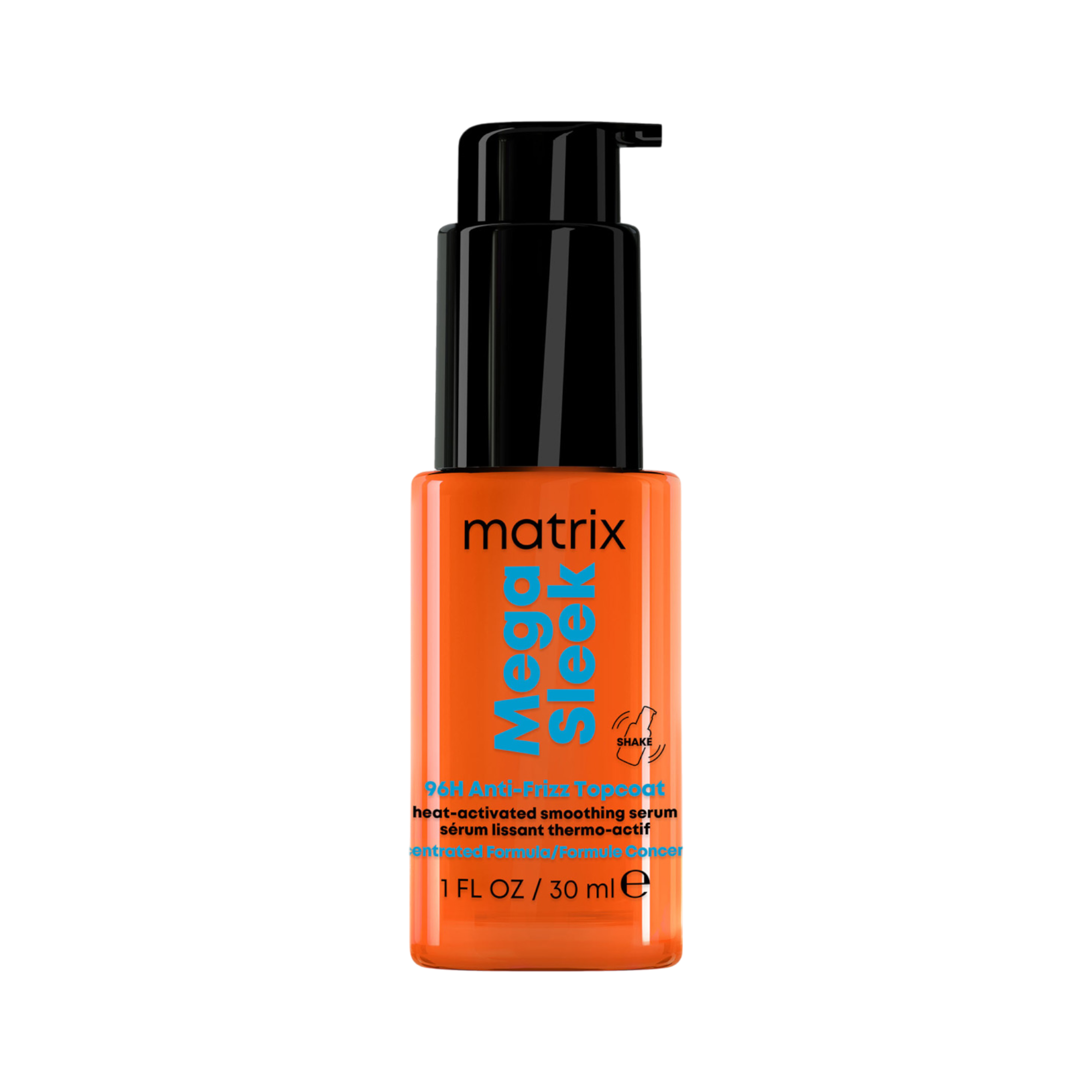 MATRIX TOTAL RESULTS MEGA SLEEK ANTI-FRIZZ TOPCOAT Sérum lissant pour cheveux indisciplinés 30 ml