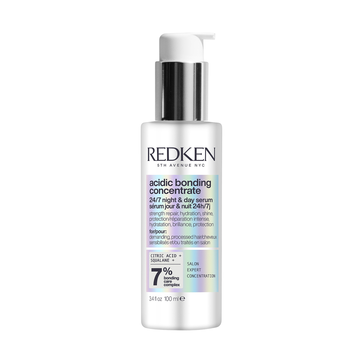 REDKEN ACIDIC BONDING CONCENTRATE 24/7 NUIT & JOUR Sérum capillaire fortifiant et régénérant 100 ml