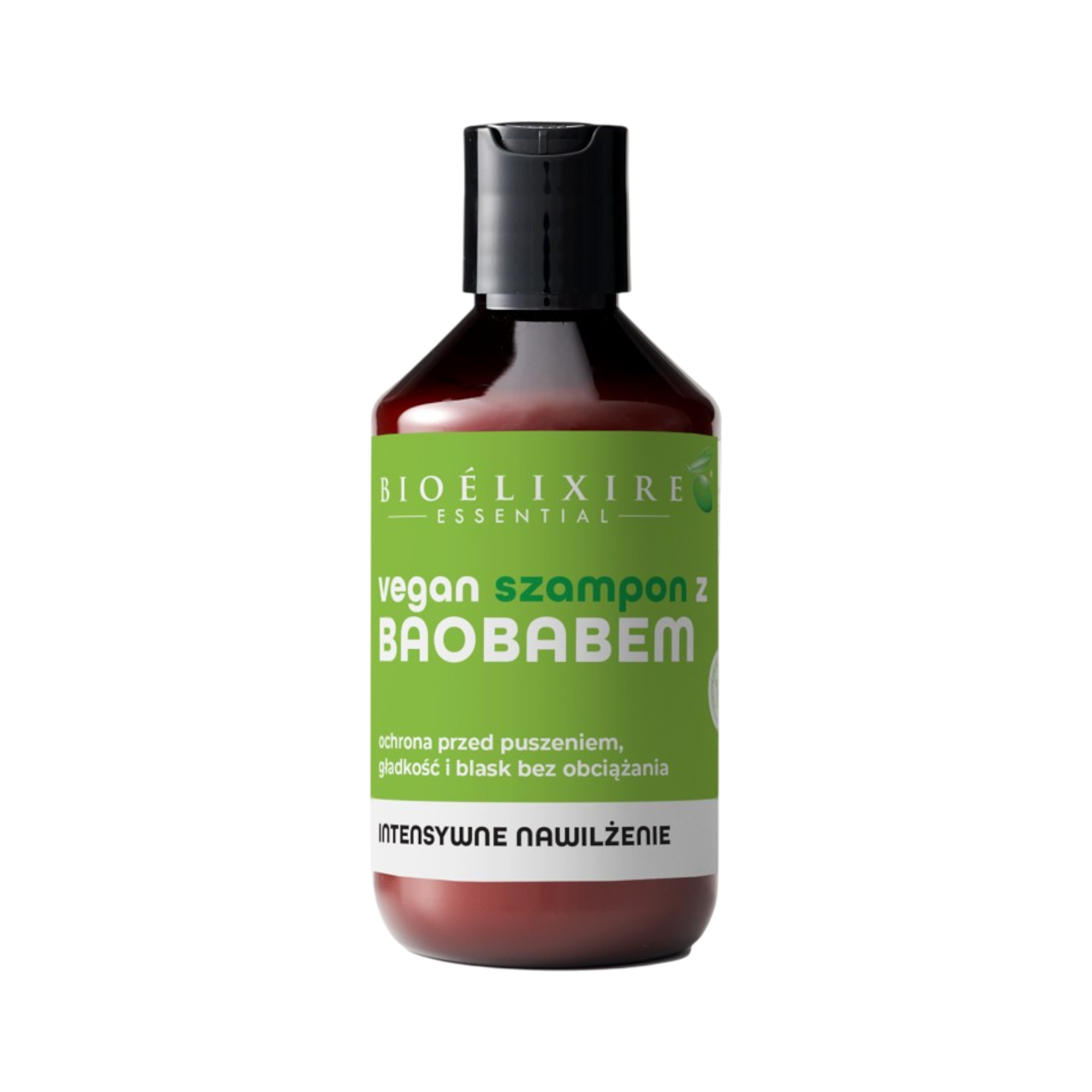 BIOELIXIRE ESSENTIAL Shampoing cheveux hydratant intensément au baobab Vegan 300 ml