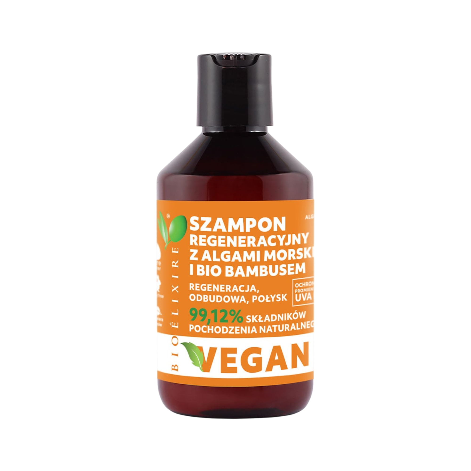 BIOELIXIRE ESSENTIAL Shampoing régénérant au bambou bio et algues marines Vegan 300 ml
