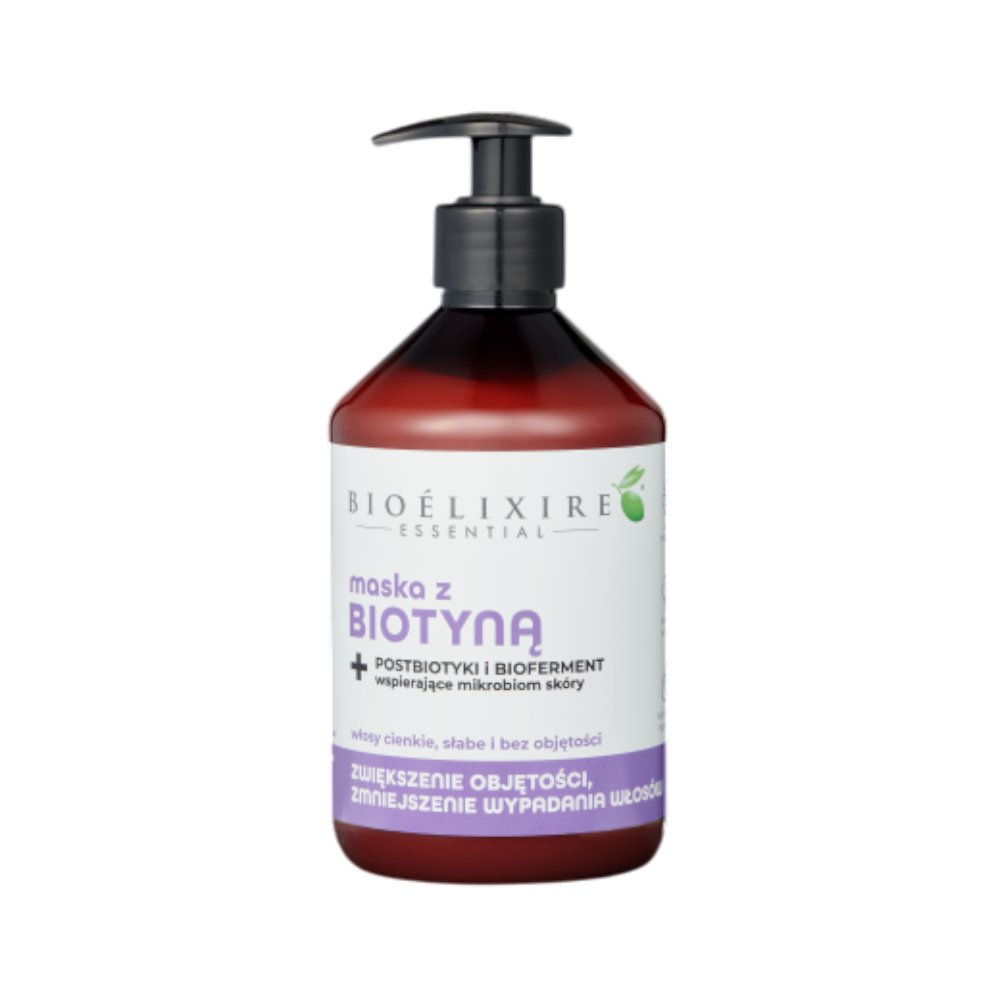 BIOELIXIRE ESSENTIAL Maschera rinforzante per capelli con biotina 500 ml