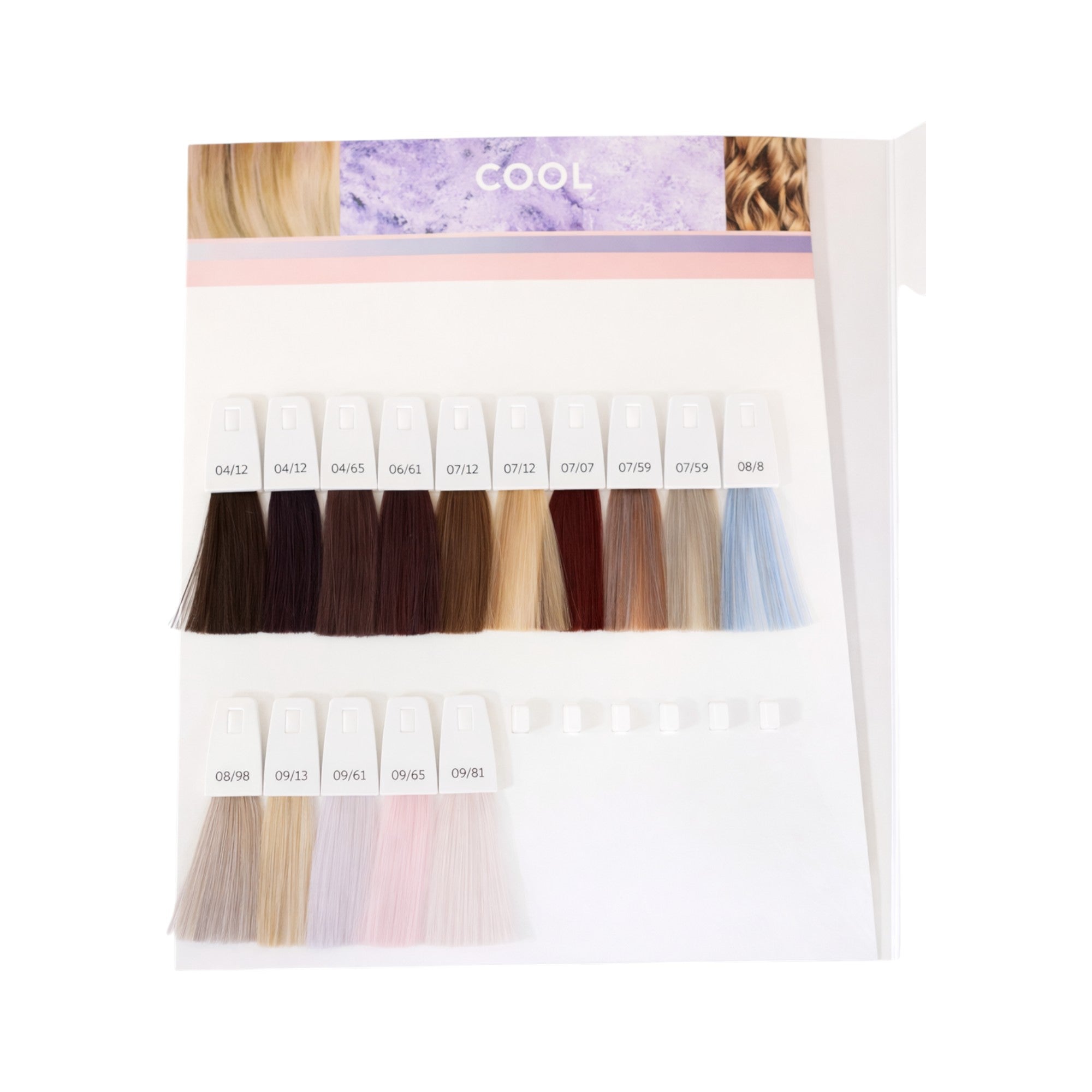 WELLA SHINEFINITY ZERO LIFT GLAZE Palette de couleurs de peinture #3