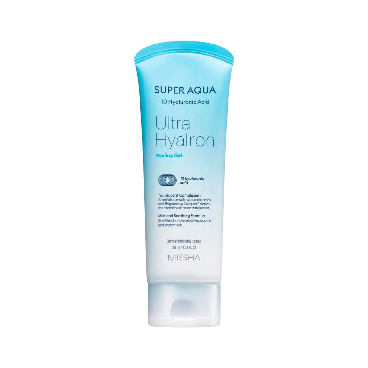 MISSHA SUPER AQUA ULTRA HYALRON Gel peeling à l'acide hyaluronique 100 ml