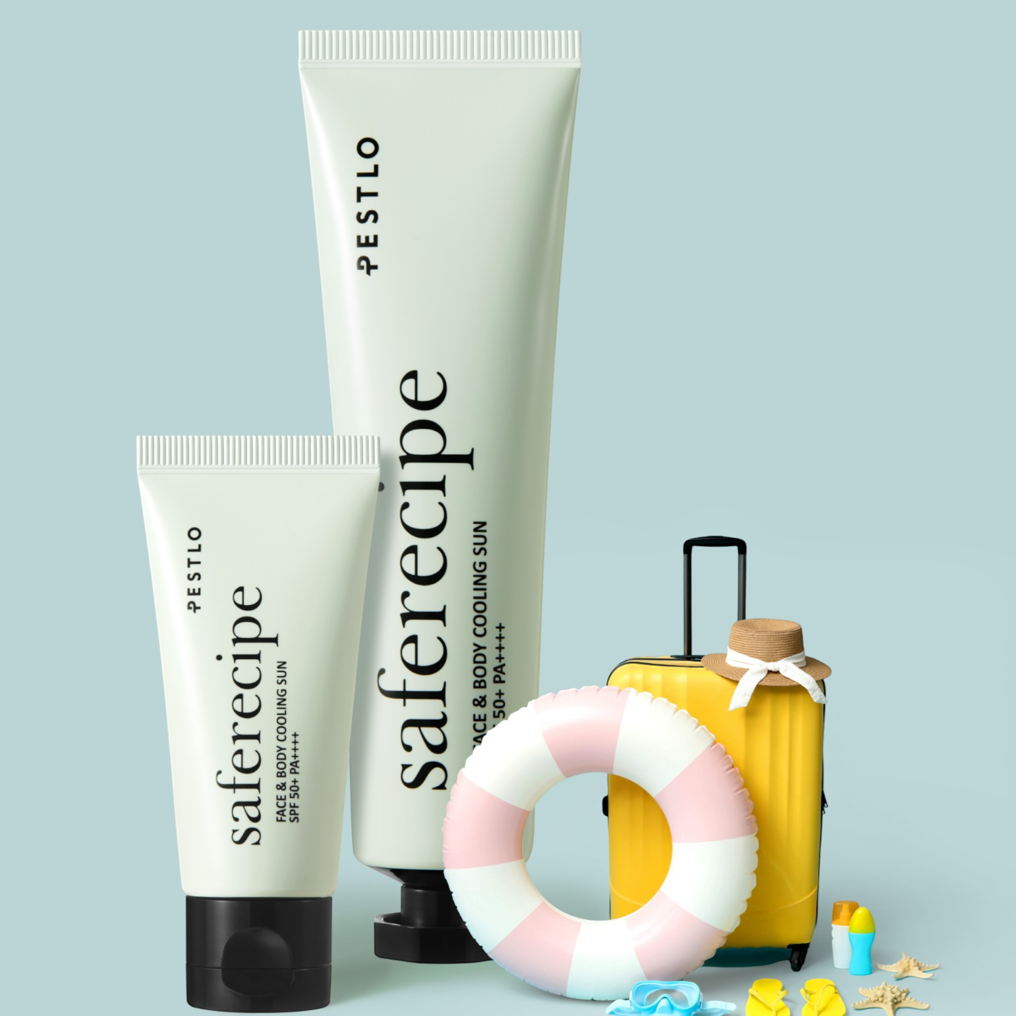 PESTLO SAFERECIPE FACE & BODY COOLING SUN Crème solaire visage et corps avec effet rafraîchissant SPF50+ PA++++ 100 ml #4