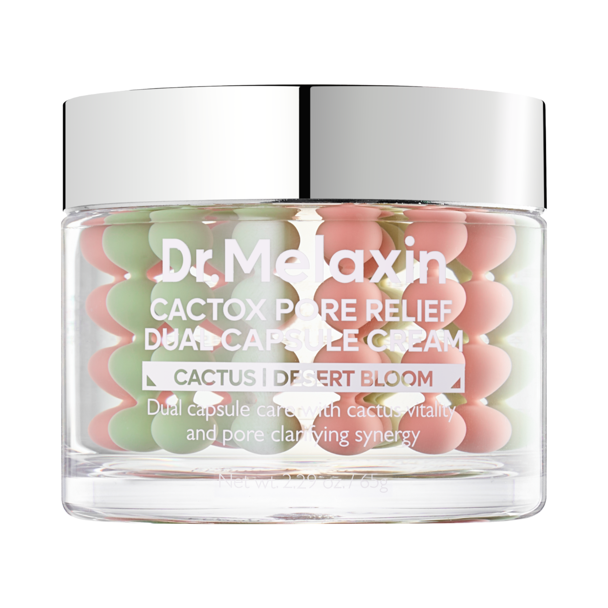 DR.MELAXIN CACTOX PORE RELIEF CREME DOUBLE CAPSULE Crème hydratante et lissante en capsules 65 g