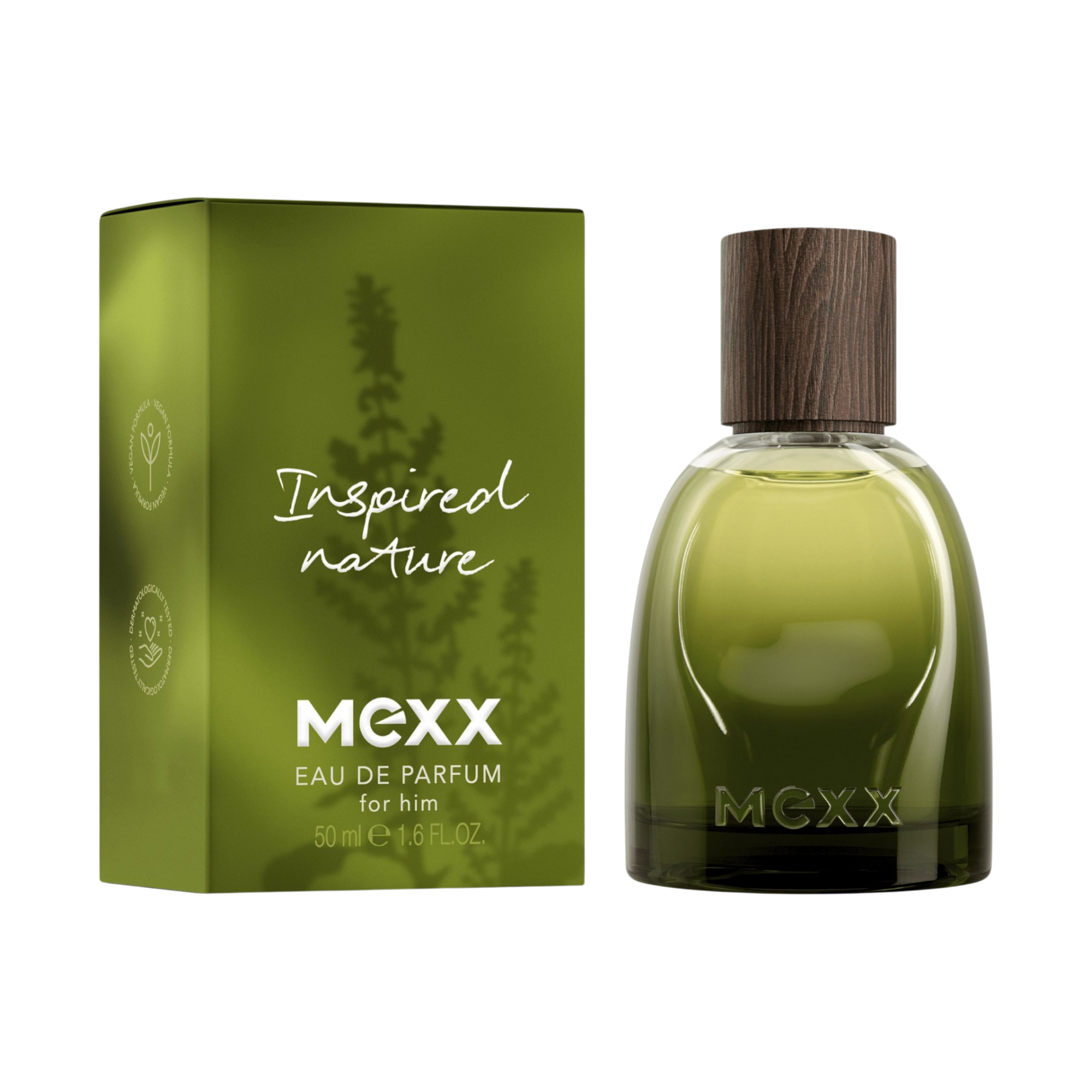 MEXX INSPIRED NATURE Eau de Parfum für Männer 50 ml