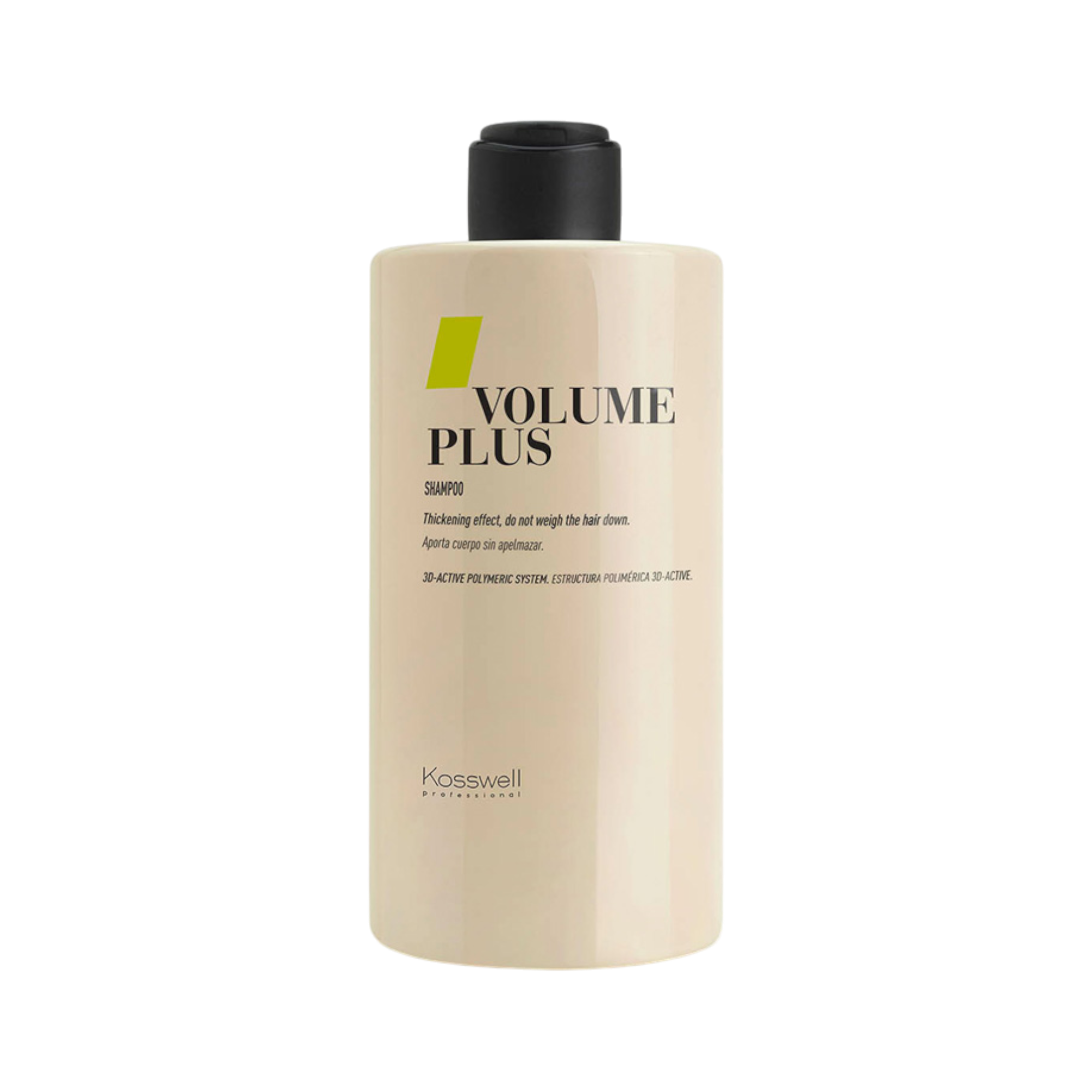 KOSSWELL VOLUME PLUS Shampooing pour cheveux fins augmentant le volume des cheveux 1000 ml