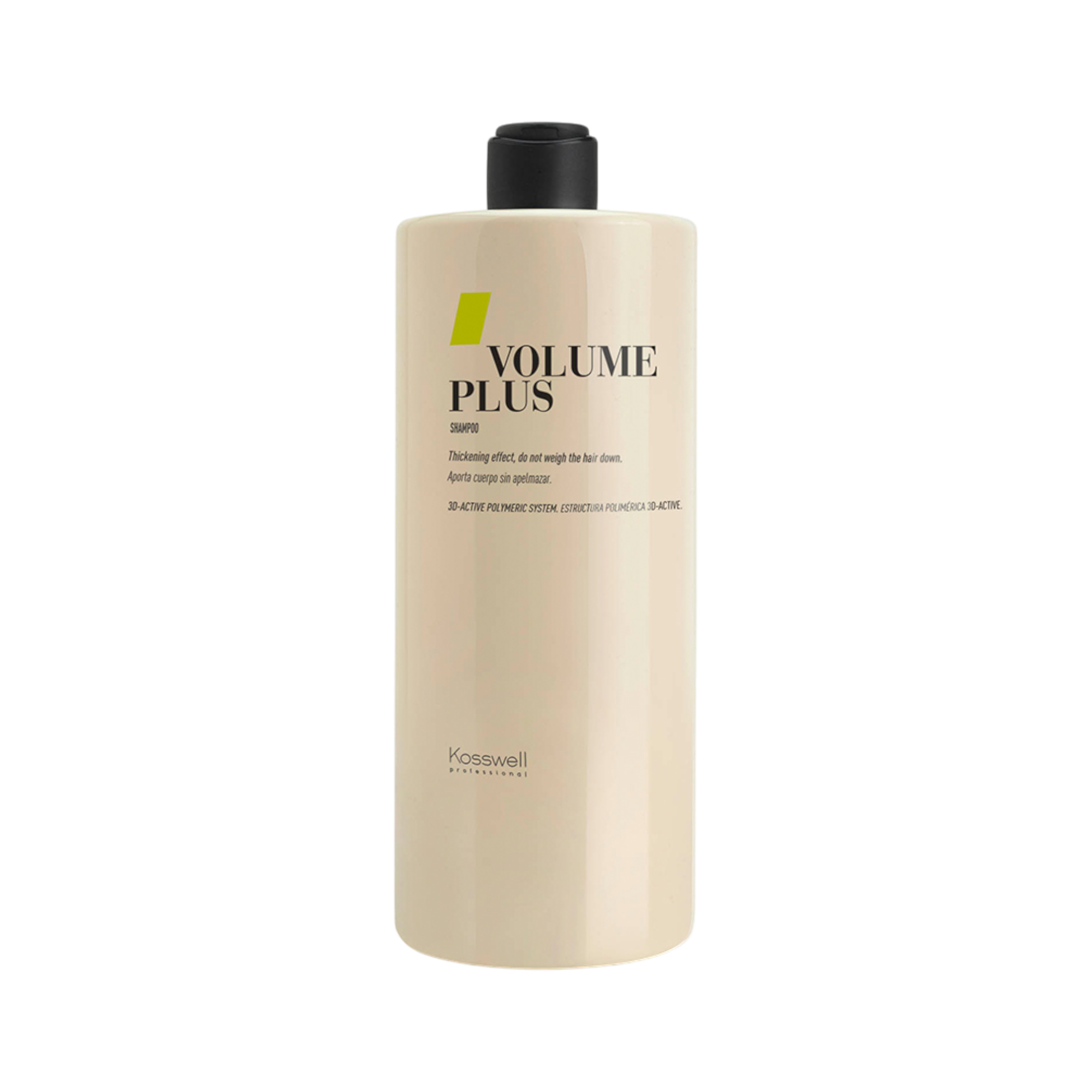 KOSSWELL VOLUME PLUS Shampooing pour cheveux fins augmentant le volume des cheveux 1000 ml