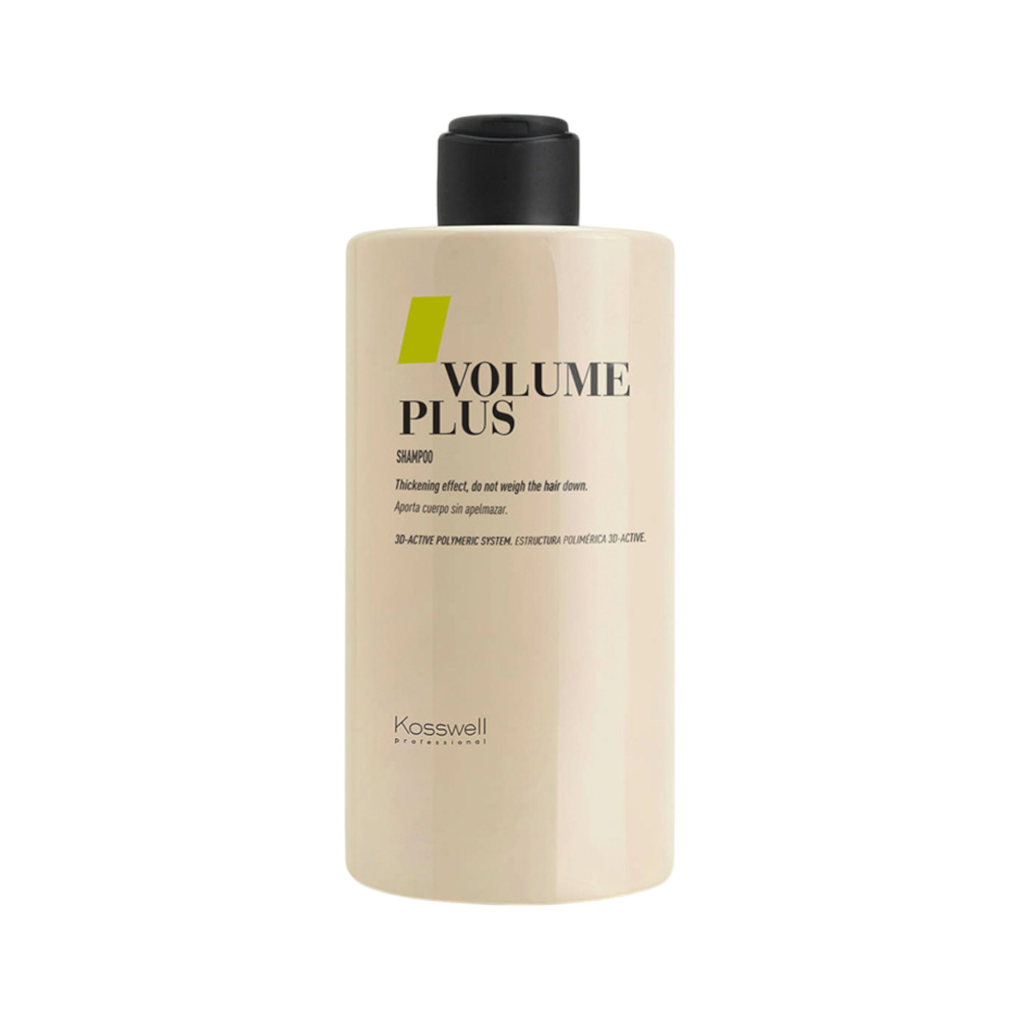 KOSSWELL VOLUME PLUS Shampooing pour cheveux fins augmentant le volume des cheveux 500 ml
