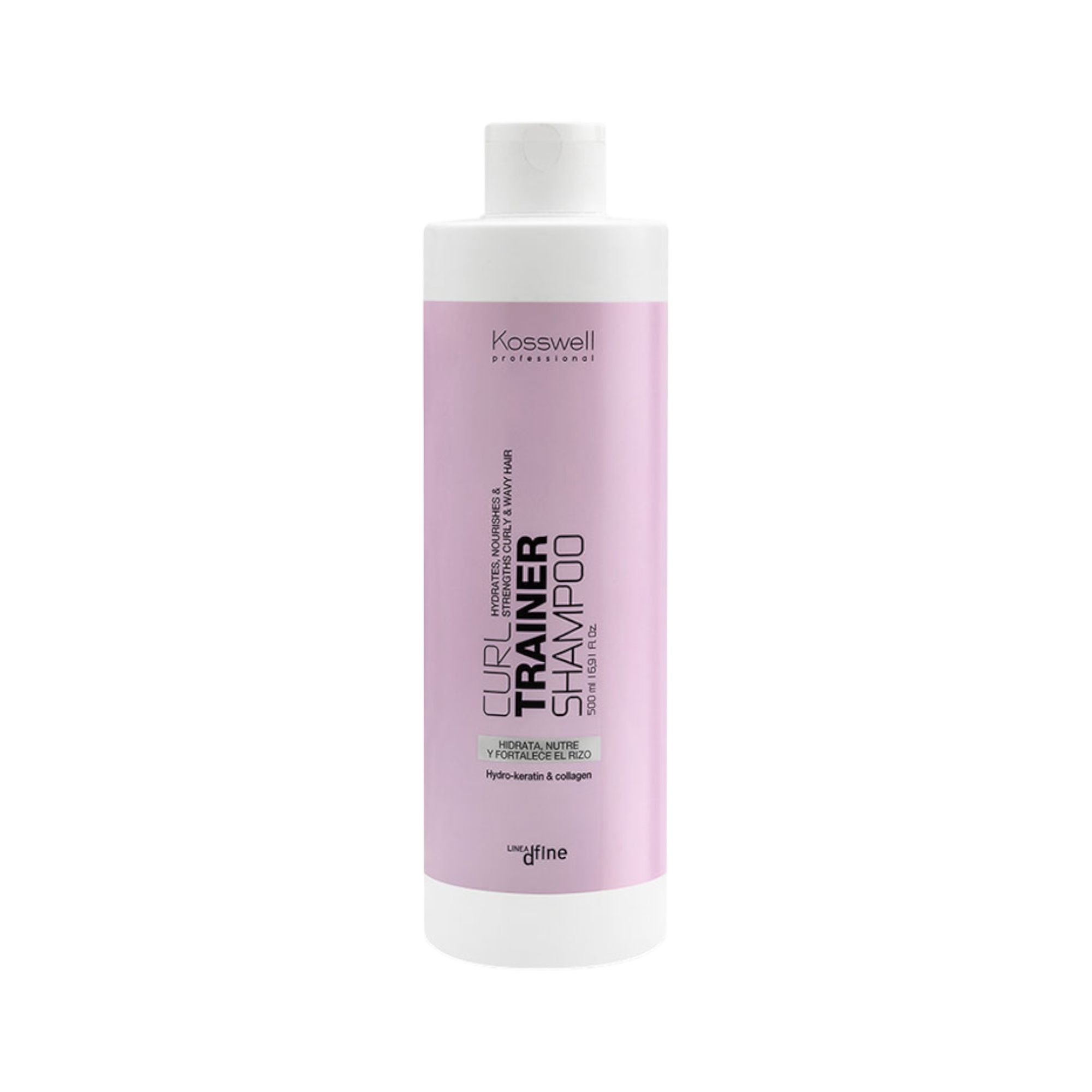 KOSSWELL CURL TRAINER Shampoing hydratant pour cheveux bouclés 500 ml