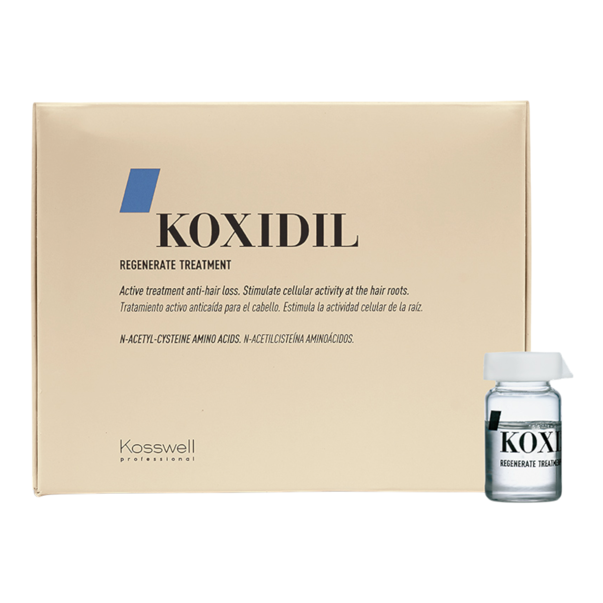 KOSSWELL KOXIDIL Traitement professionnel contre la chute des cheveux 12x6 ml