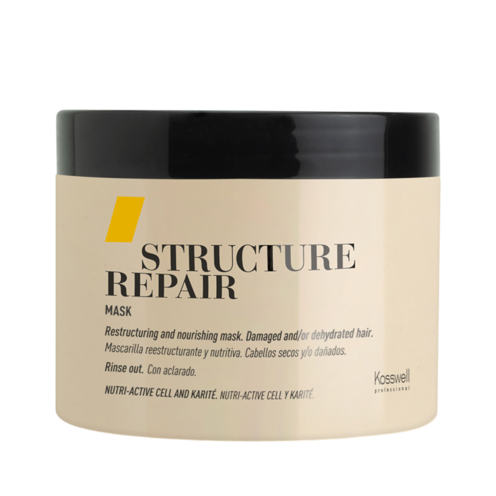 KOSSWELL STRUCTURE REPAIR Masque régénérant intensif pour cheveux abîmés 500 g