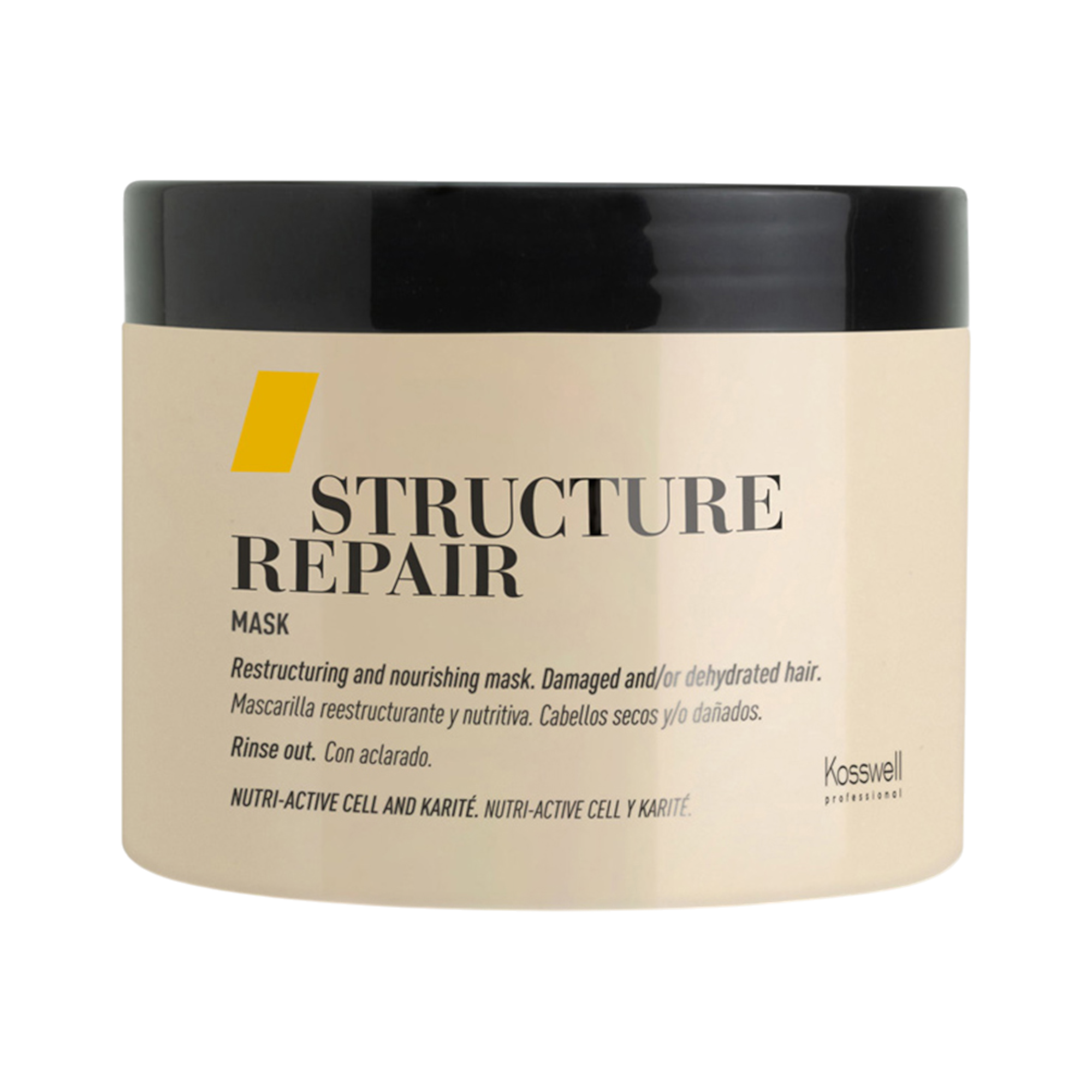 KOSSWELL STRUCTURE REPAIR Masque régénérant intensif pour cheveux abîmés 500 g