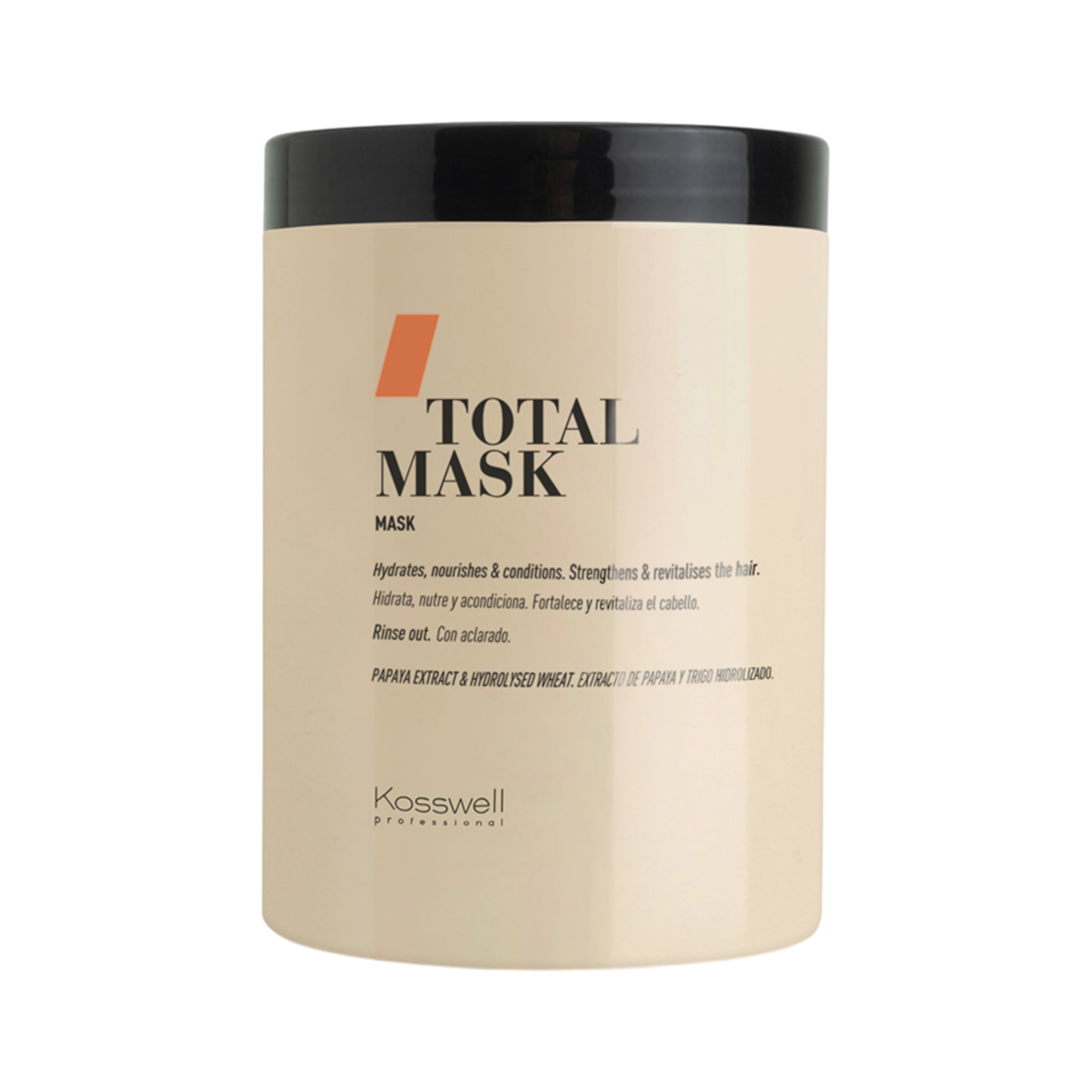 KOSSWELL TOTAL HYDRATING Masque nourrissant intensément pour tous types de cheveux 1000 g