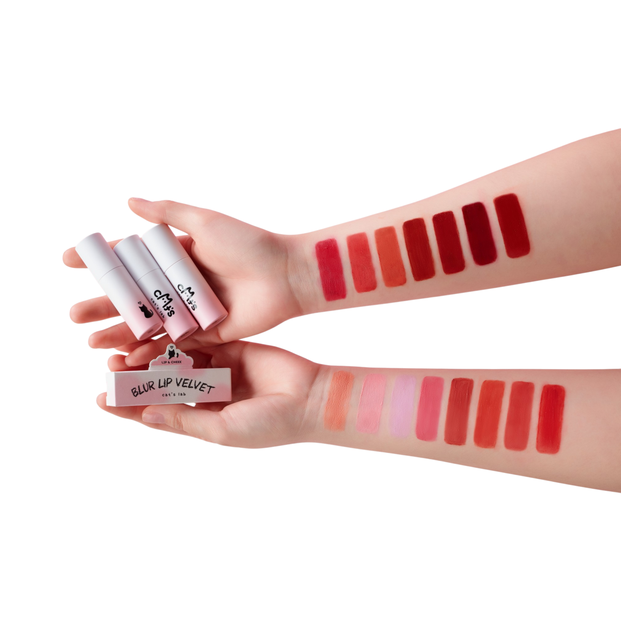 CAT`S LAB BLUR LIP VELVET Rouge à lèvres velours lèvres et joues 2,3 g