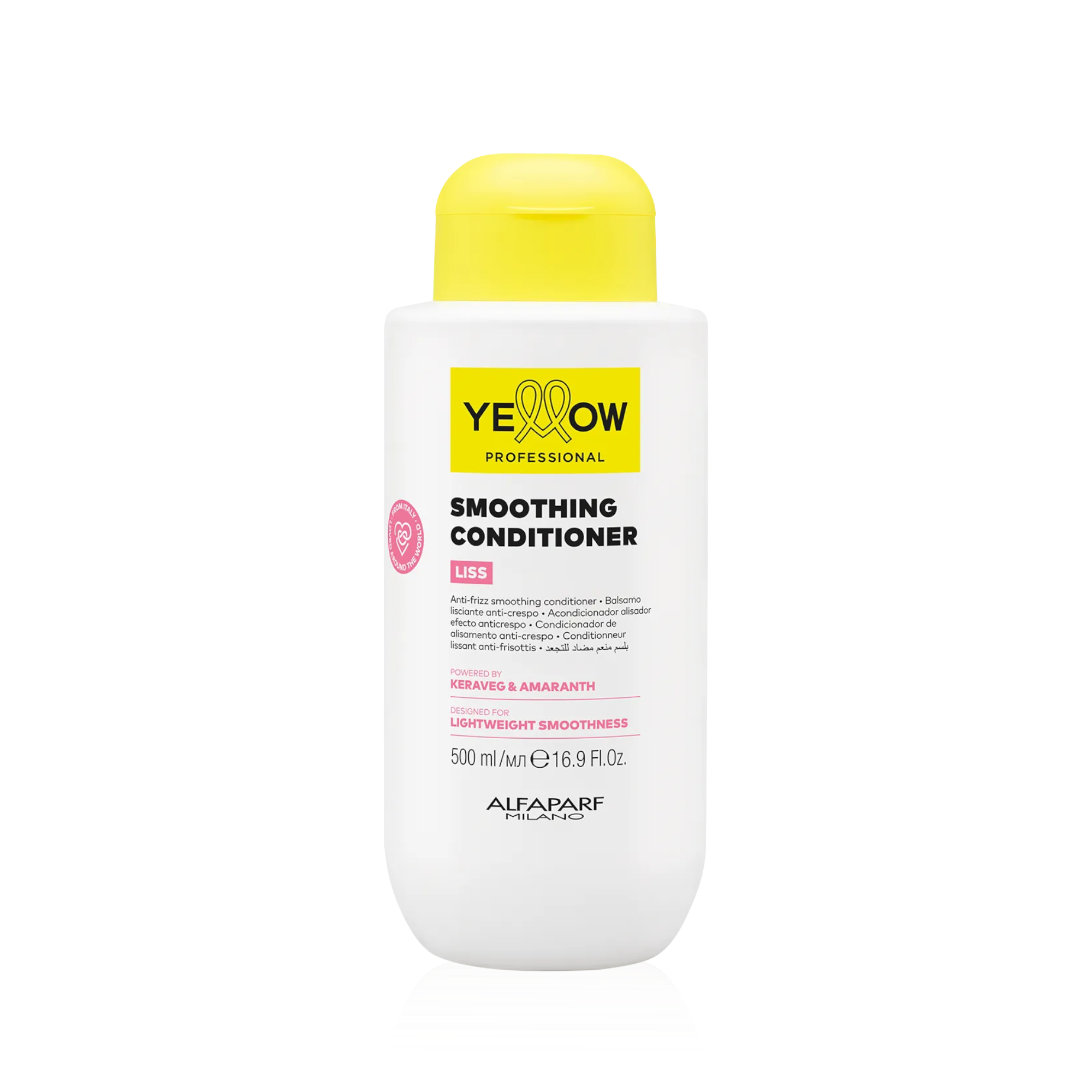 YELLOW PROFESSIONAL SMOOTH LISS Après-shampooing lissant pour cheveux crépus et indisciplinés 500 ml