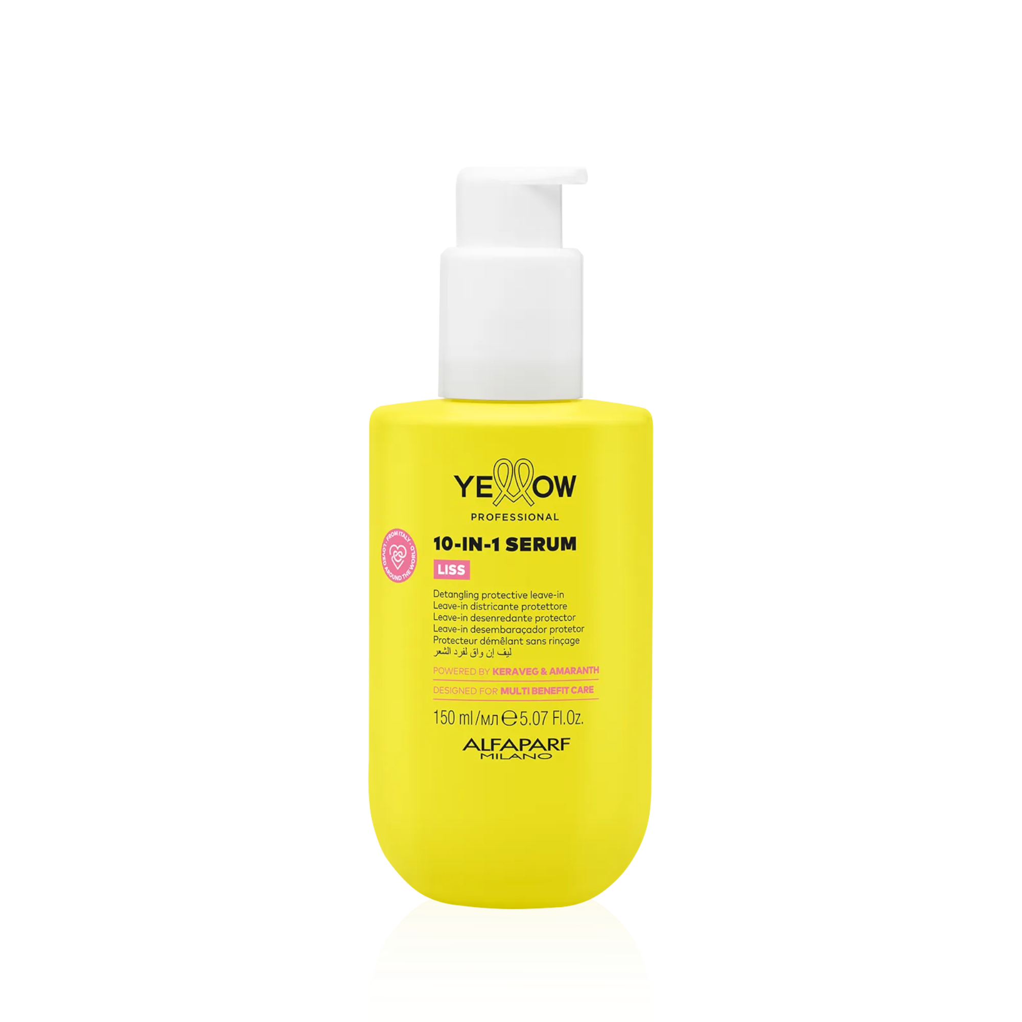 YELLOW PROFESSIONAL 10-IN-SERUM LISS Sérum lissant pour cheveux indisciplinés 150 ml