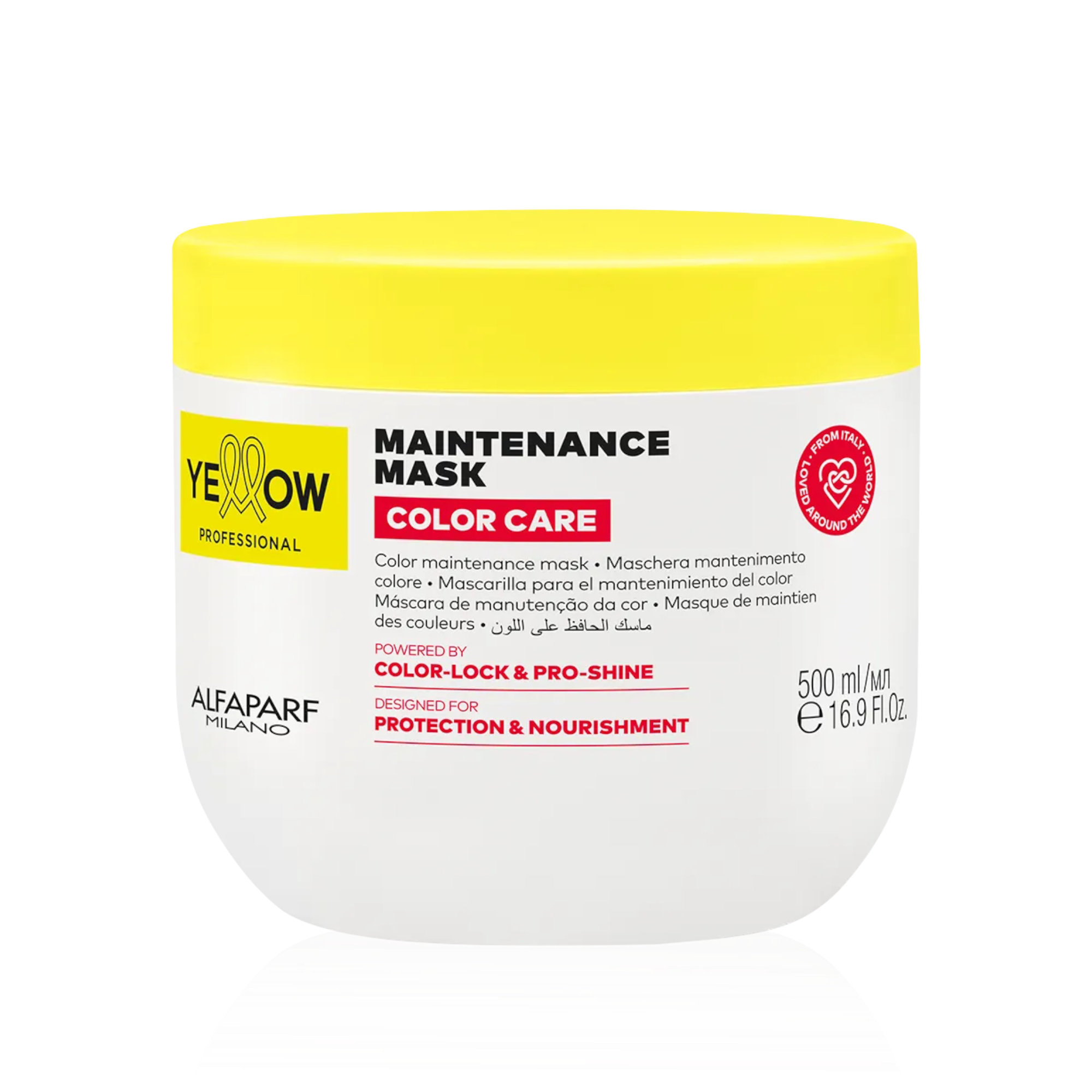 YELLOW PROFESSIONAL MAINTENANCE COLOR CARE Masque pour cheveux colorés 500 ml