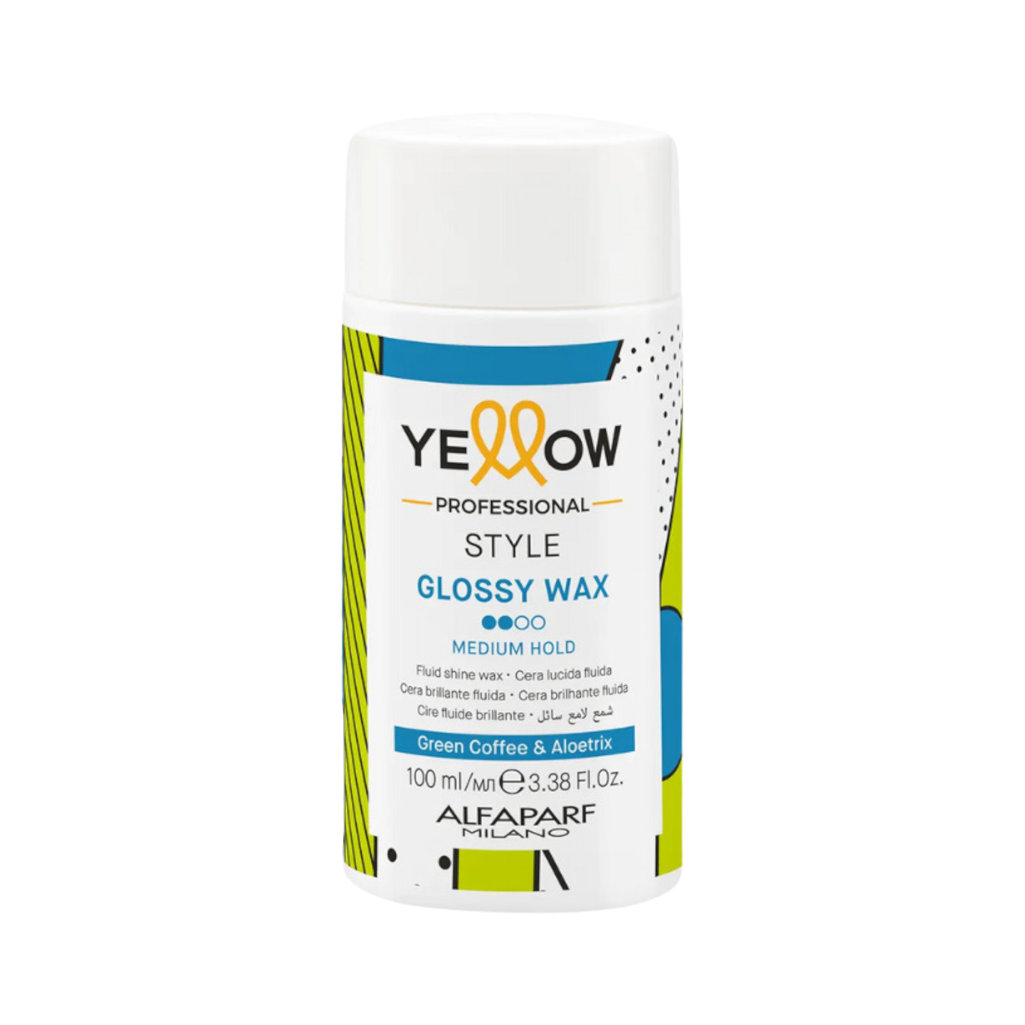 CIRE BRILLANTE STYLE PROFESSIONNEL JAUNE Cire coiffante brillante 100 ml