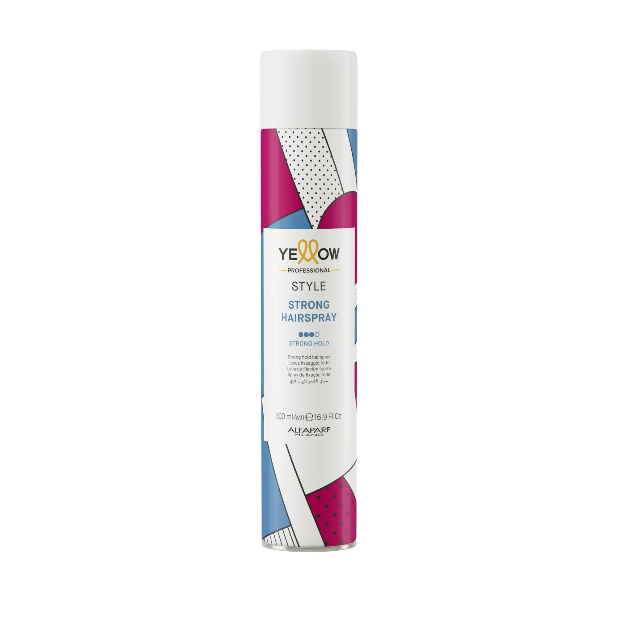 YELLOW PROFESSIONAL STYLE STRONG Lakier do włosów o mocnym utrwaleniu 500 ml