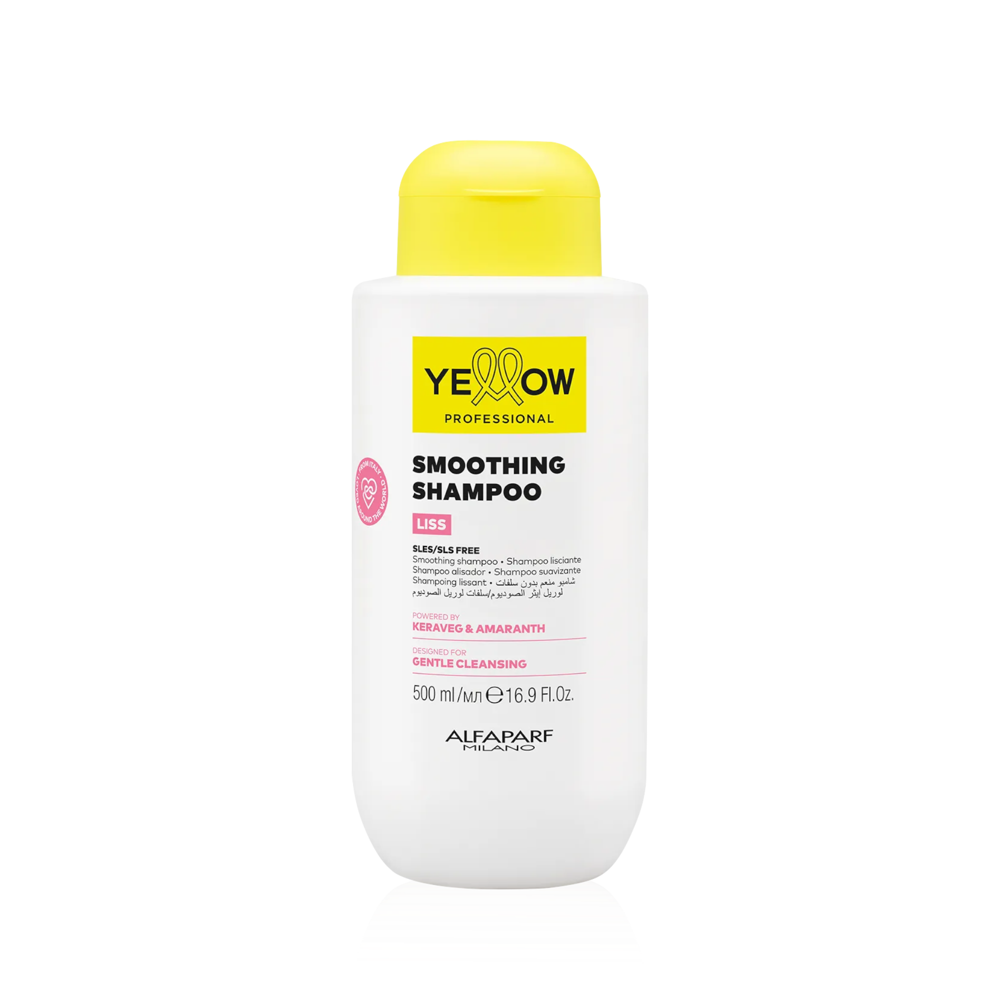 YELLOW PROFESSIONAL LISS SMOOTHING Shampoing lissant pour cheveux indisciplinés 500 ml