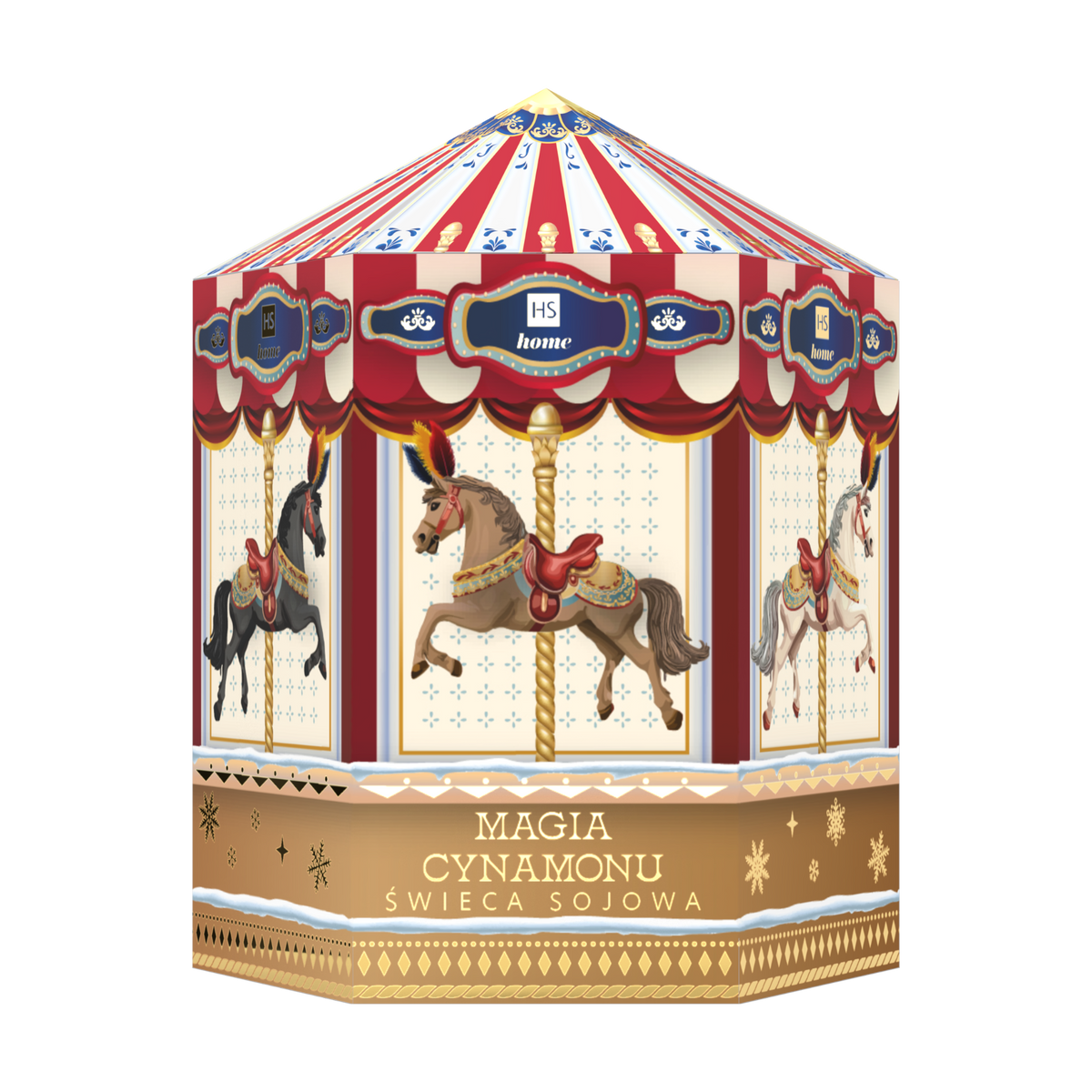HISKIN CAROUSEL Bougie rotative parfumée, Cinnamon Magic 100 ml #2