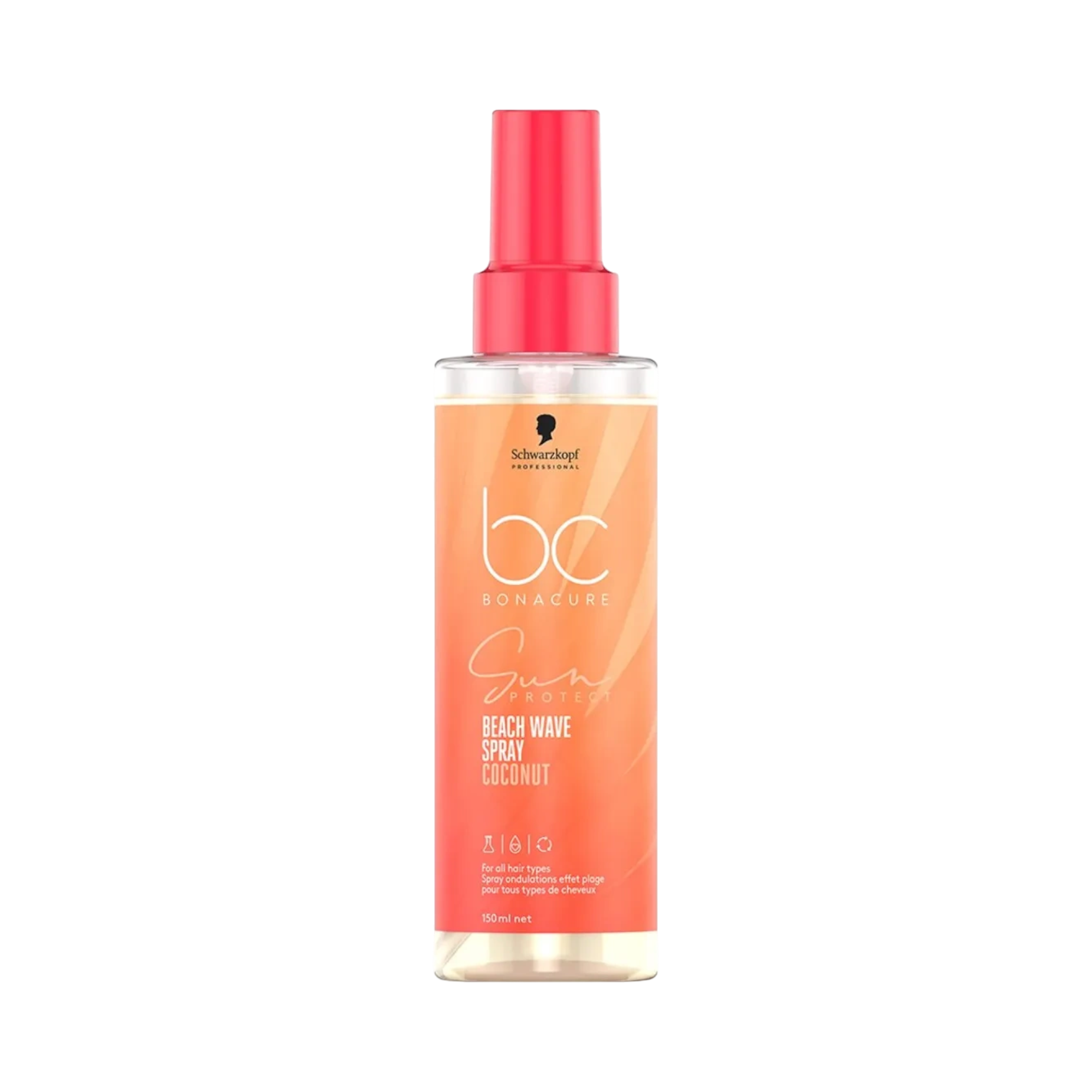 SCHWARZKOPF PROFESSIONAL BC SUN PROTECT BEACH WAVE Spray pour boucles de plage 150 ml