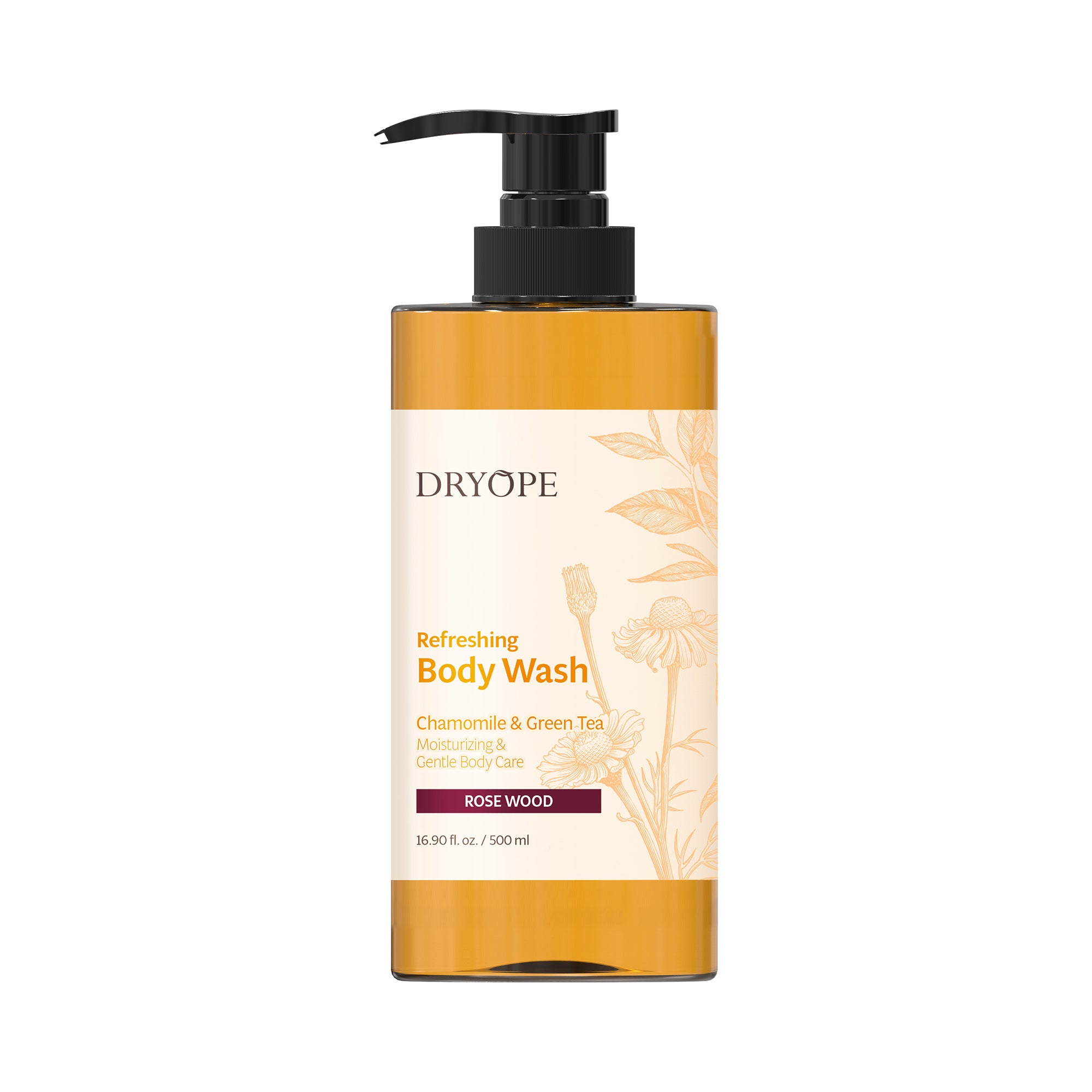 DRYOPE REFRESHING BODY WASH 500ml - ROSE WOOD