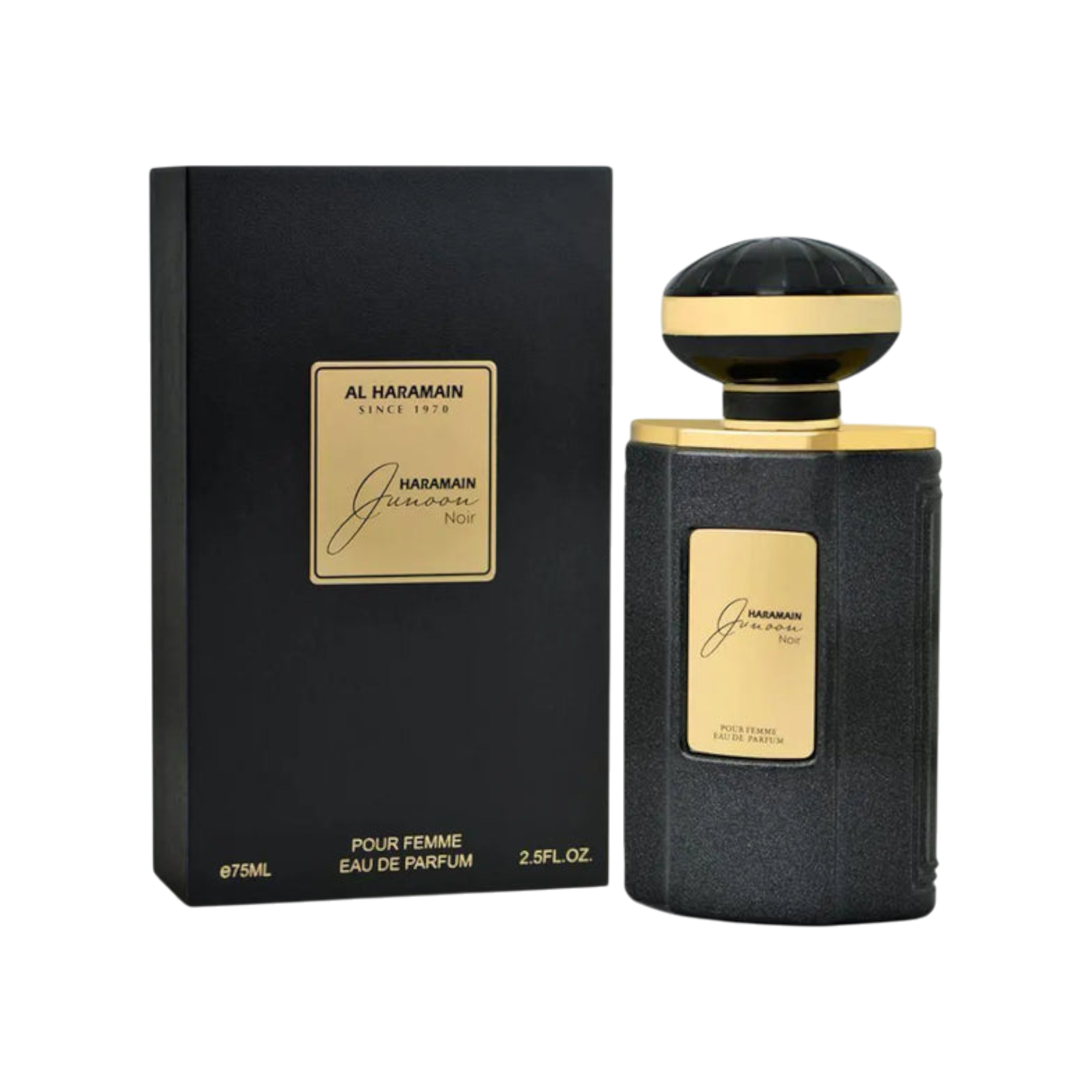 AL HARMAIN JUNOON NOIR Eau de Parfum pour femme 75 ml