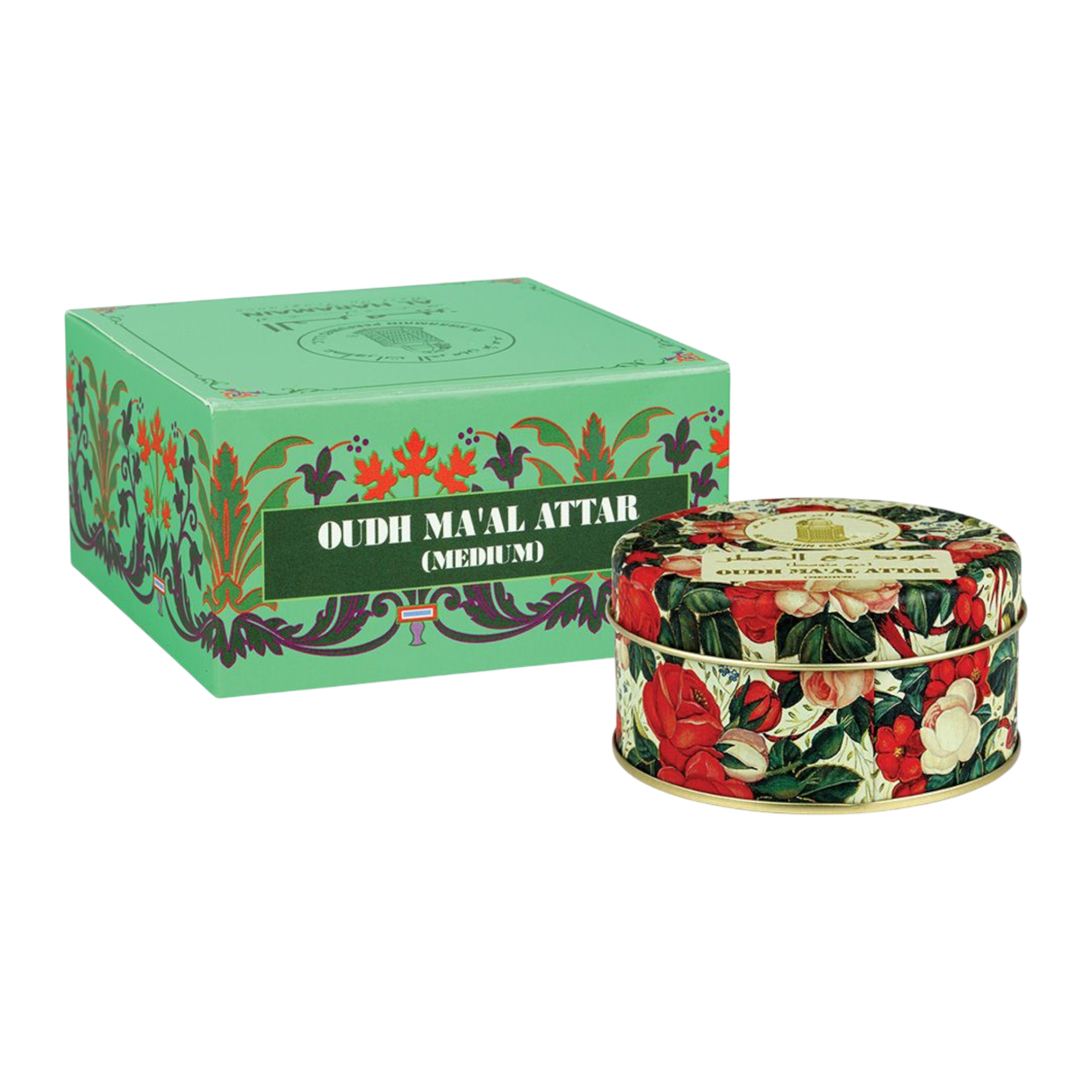 AL HARMAIN OUDH MA'AL ATTAR (MEDIUM) Encens arabe 40 g