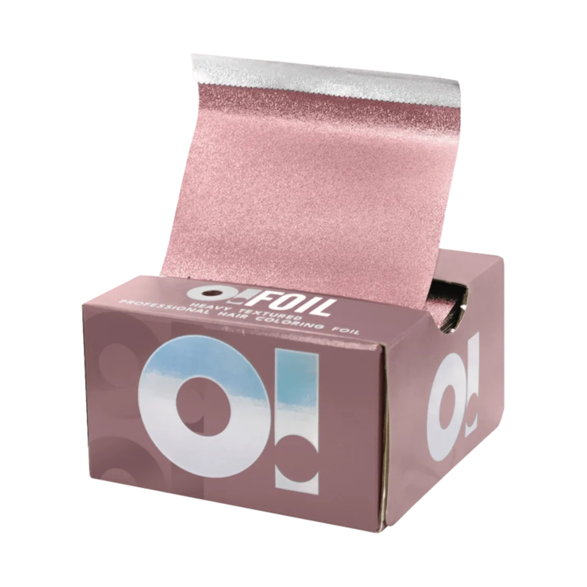 O!TOOLS Aluminium, feuille colorante rainurée, or rose, 500 pièces