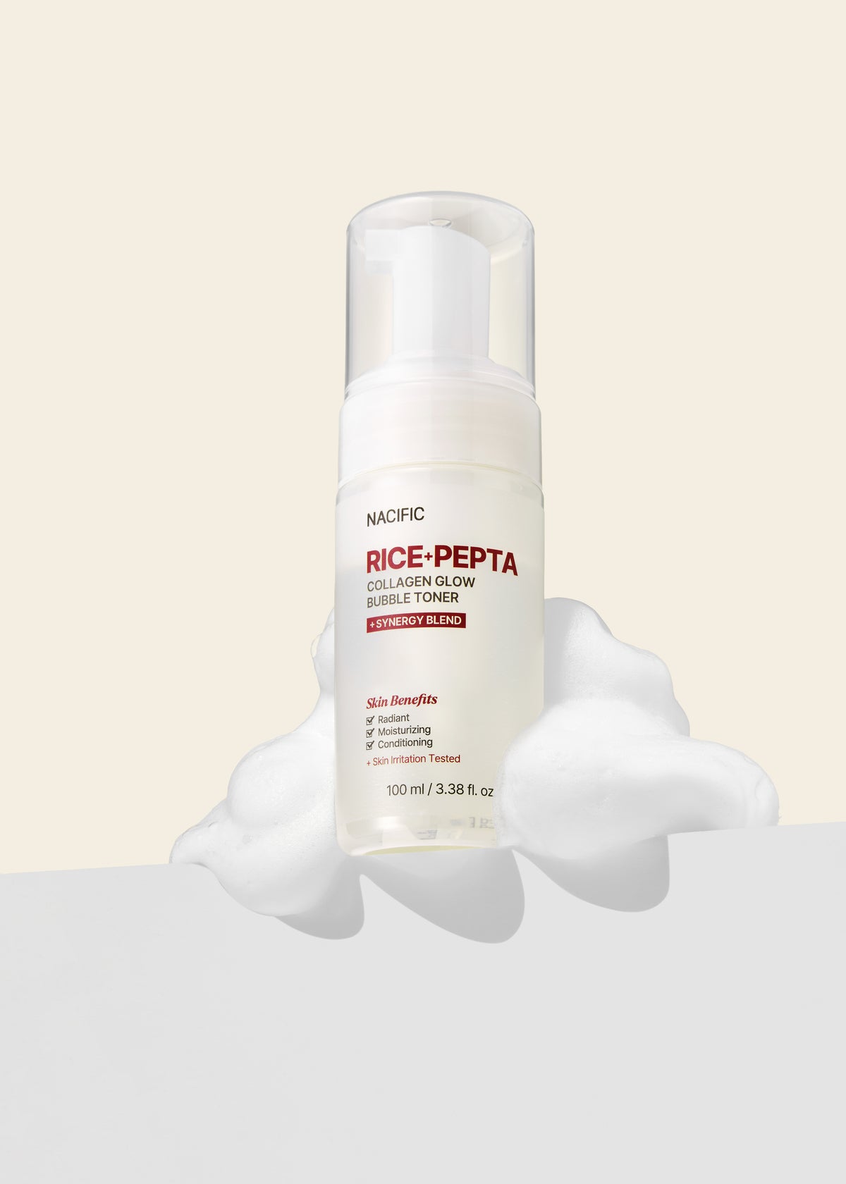 NACIFIC RICE PEPTA COLLAGEN GLOW BUBBLE Piankowy tonik do twarzy 100 ml #4