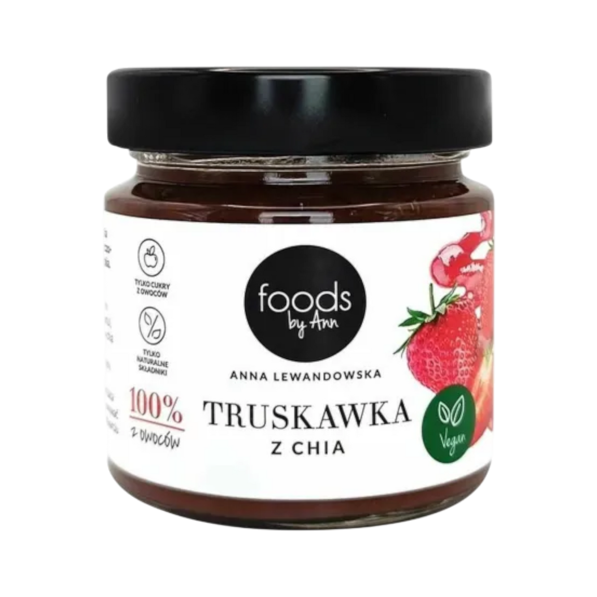 LEVANN FOODS BY ANN Confiture de fraises et chia 200 g