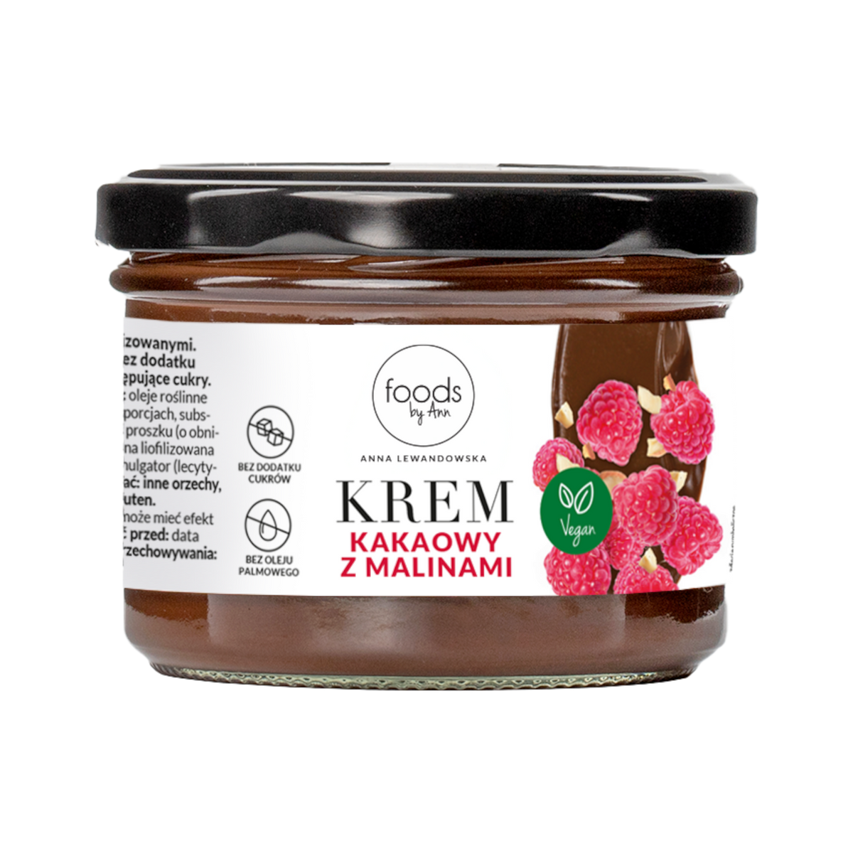 LEVANN FOODS BY ANN Krem kakaowy z malinami 200 g