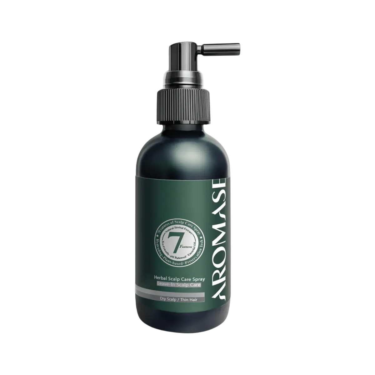 AROMASE HERBAL SCALP CARE SPRAY Lotion hydratante à base de plantes pour cuir chevelu sec et cheveux fins 115 ml