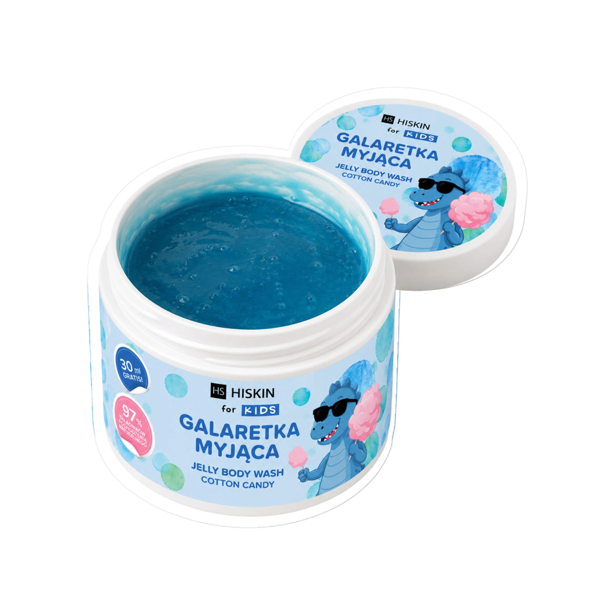HISKIN FOR KIDS Gelée lavante, Barbe à Papa 180 ml #2