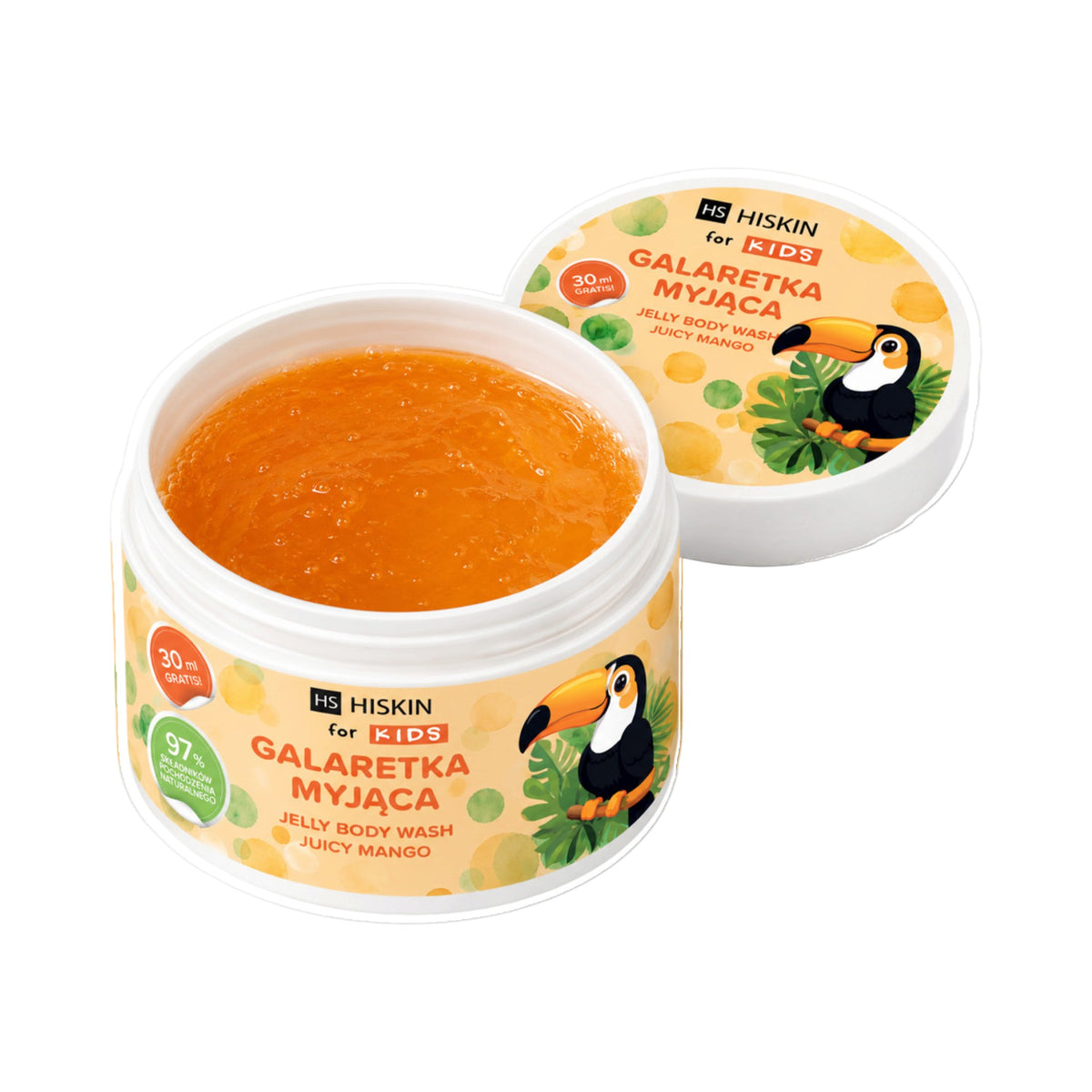 HISKIN FOR KIDS Gelée lavante, Juicy Mango 180 ml #2