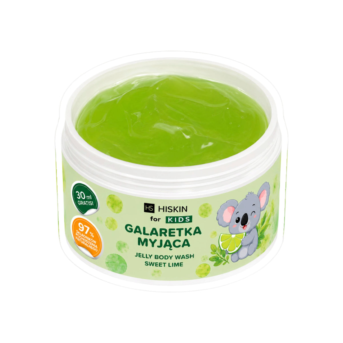 HISKIN FOR KIDS Gelée lavante, Sweet Lime 180 ml #2