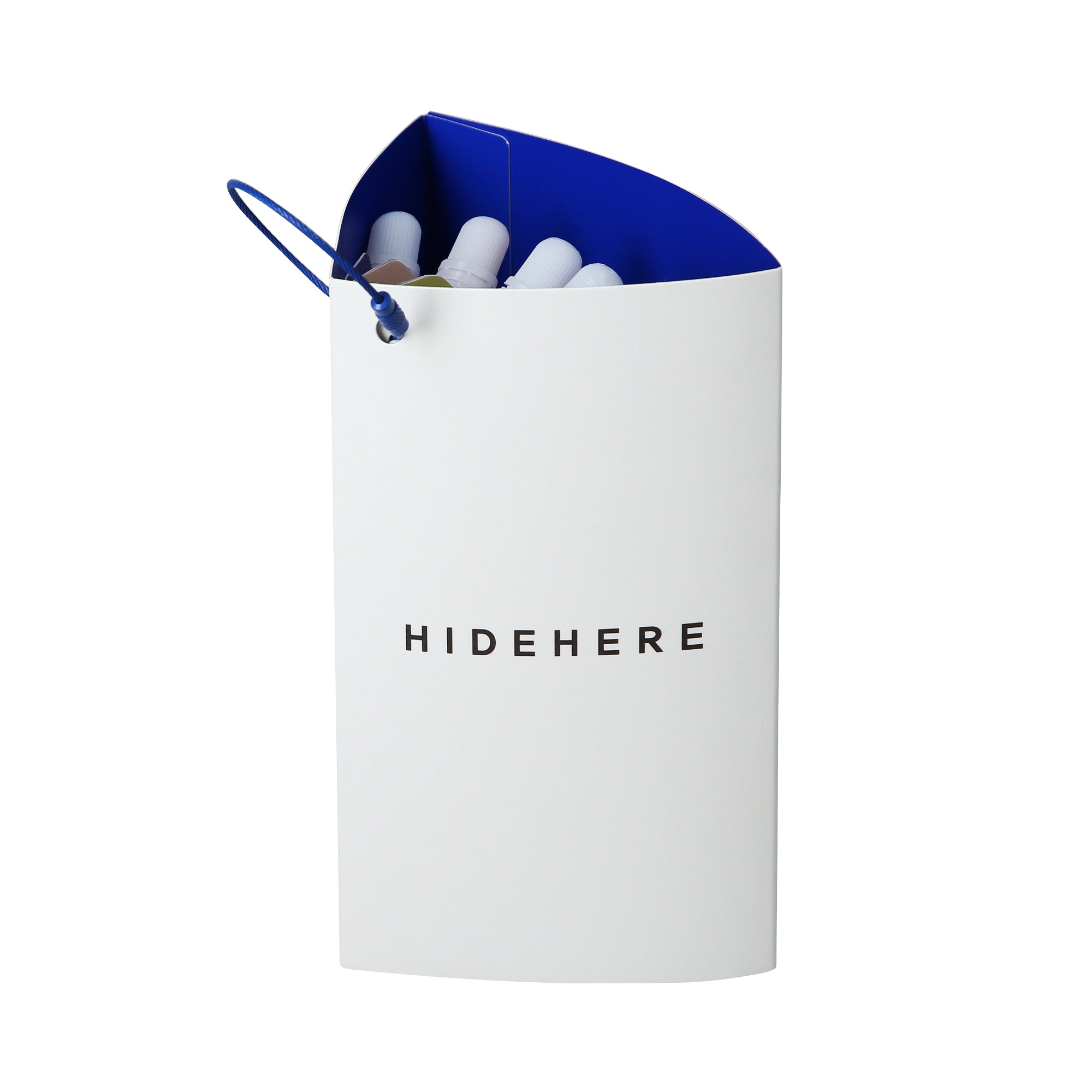 HIDEHERE Coffret routine de jour bleu - Soin coréen en cinq étapes