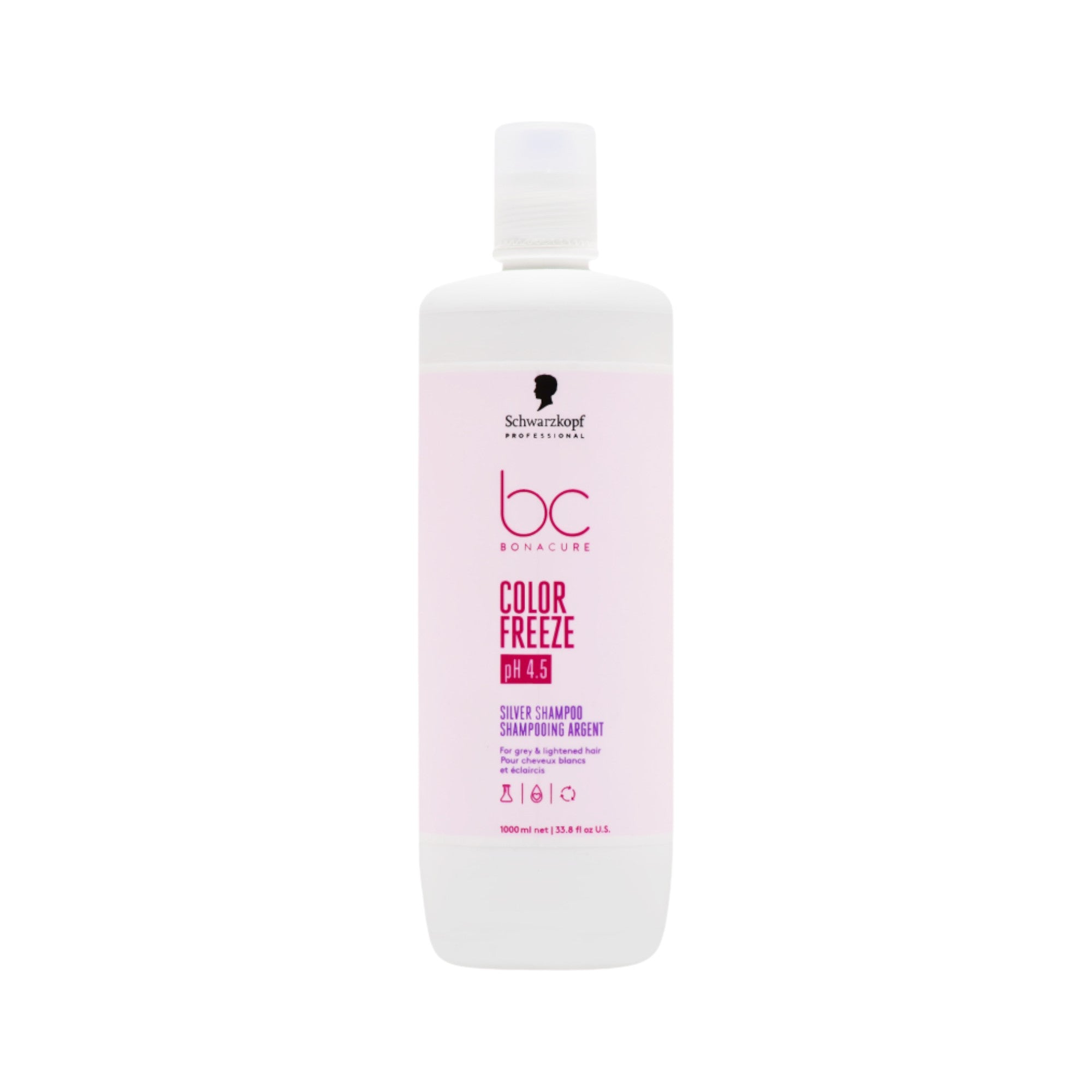 SCHWARZKOPF PROFESSIONAL BC COLOR FREEZE SILVER Shampoo per capelli grigi e biondi 1000ml