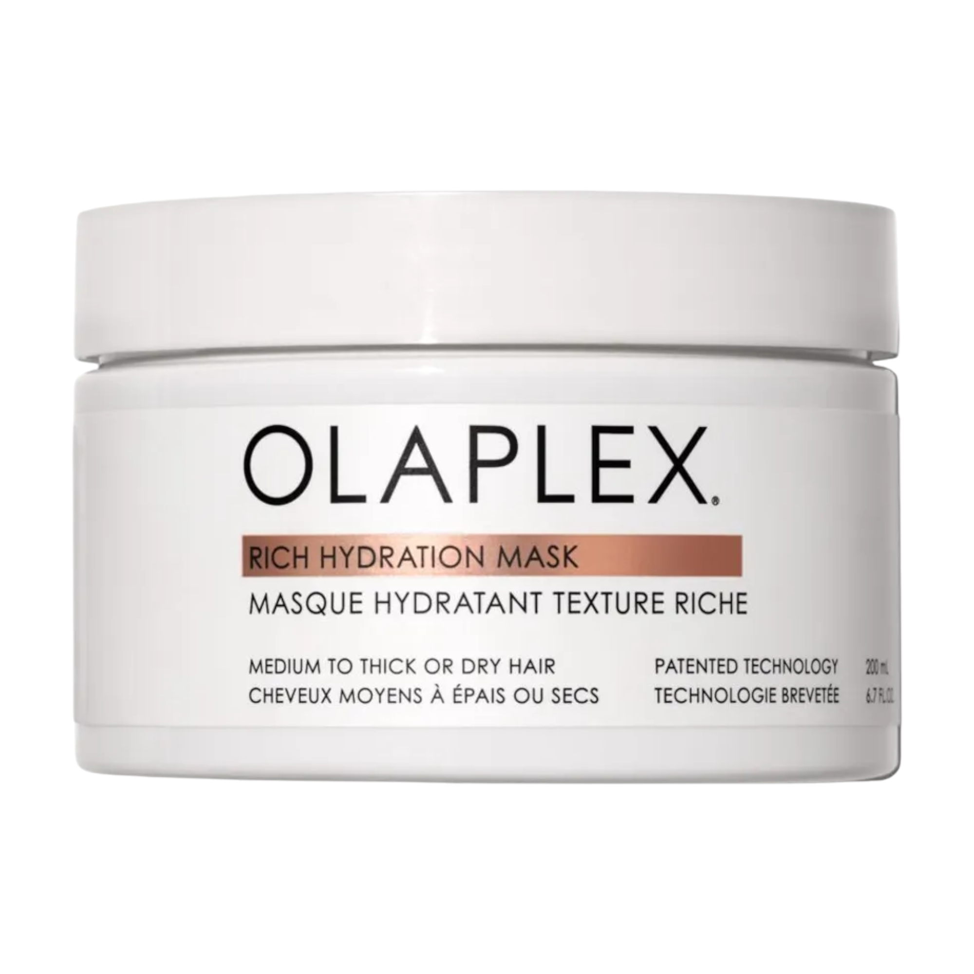 OLAPLEX RICH HYDRATION MASK Masque hydratant intensément pour cheveux secs et crépus 250 ml