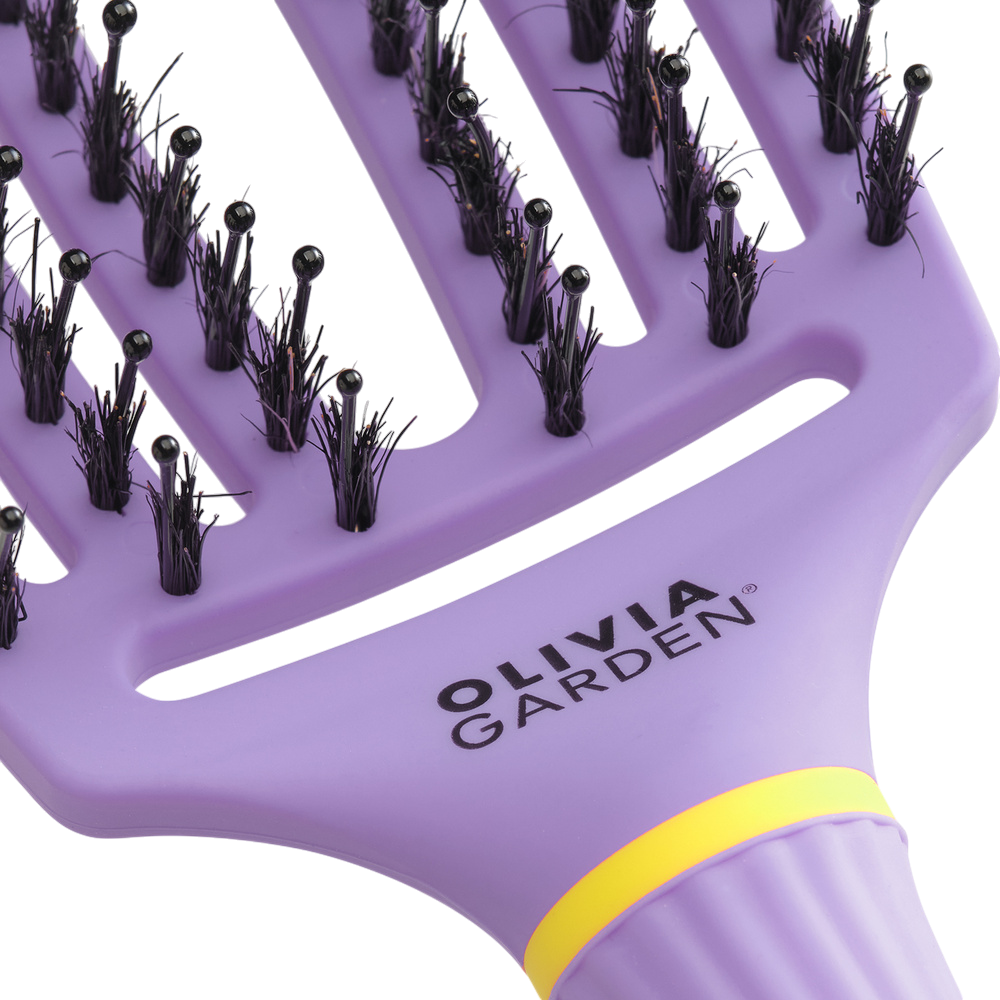 OLIVIA GARDEN FINGERBRUSH COMBO MEDIUM INNER CHILD Brosse démêlante – Édition Limitée Snuggle Purple #2