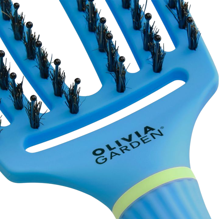 OLIVIA GARDEN FINGERBRUSH COMBO MEDIUM INNER CHILD Brosse démêlante cheveux – Edition Limitée Turbo Blue #2