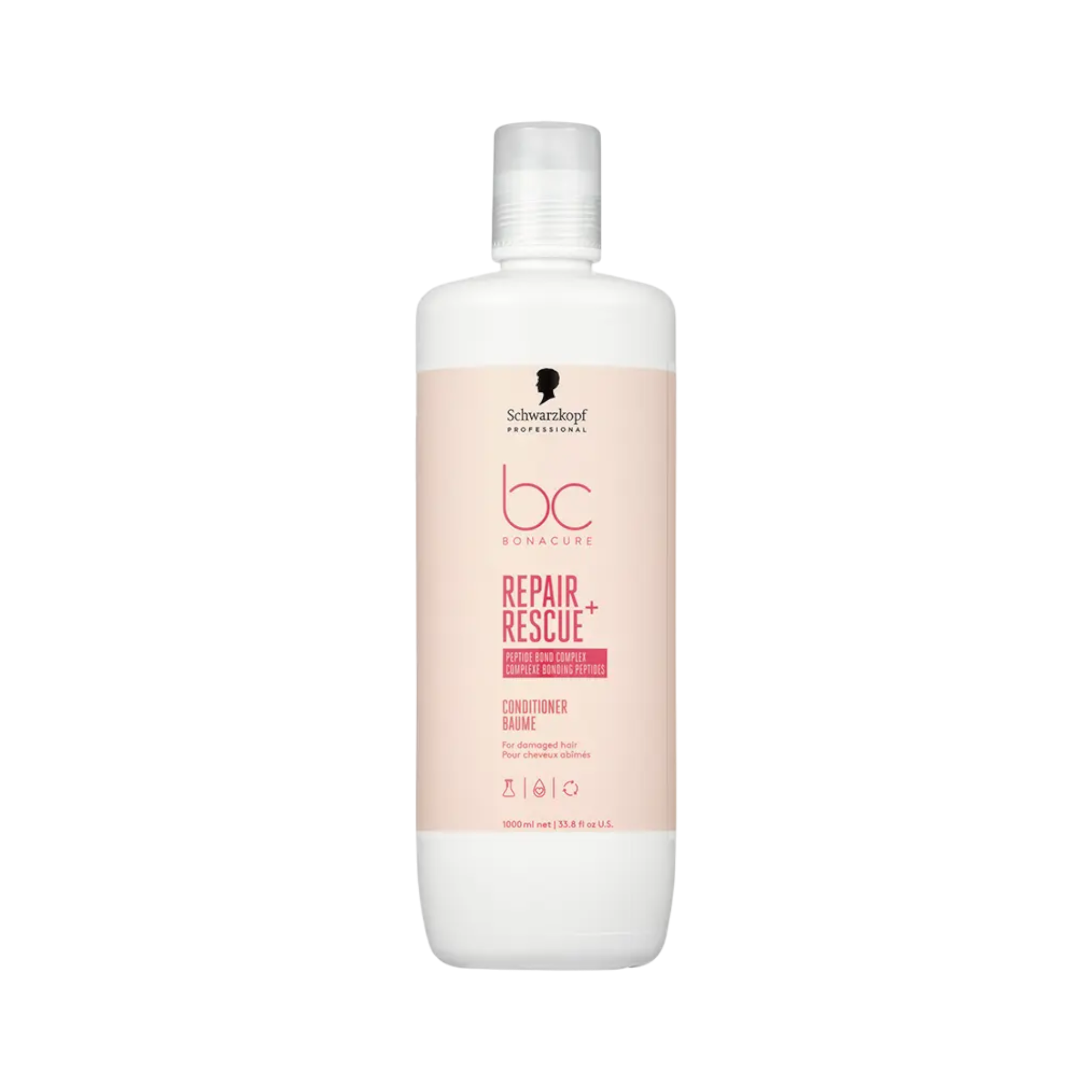 SCHWARZKOPF PROFESSIONAL BONACURE REPAIR RESCUE+ BAUME Après-shampooing régénérant cheveux secs 1000 ml