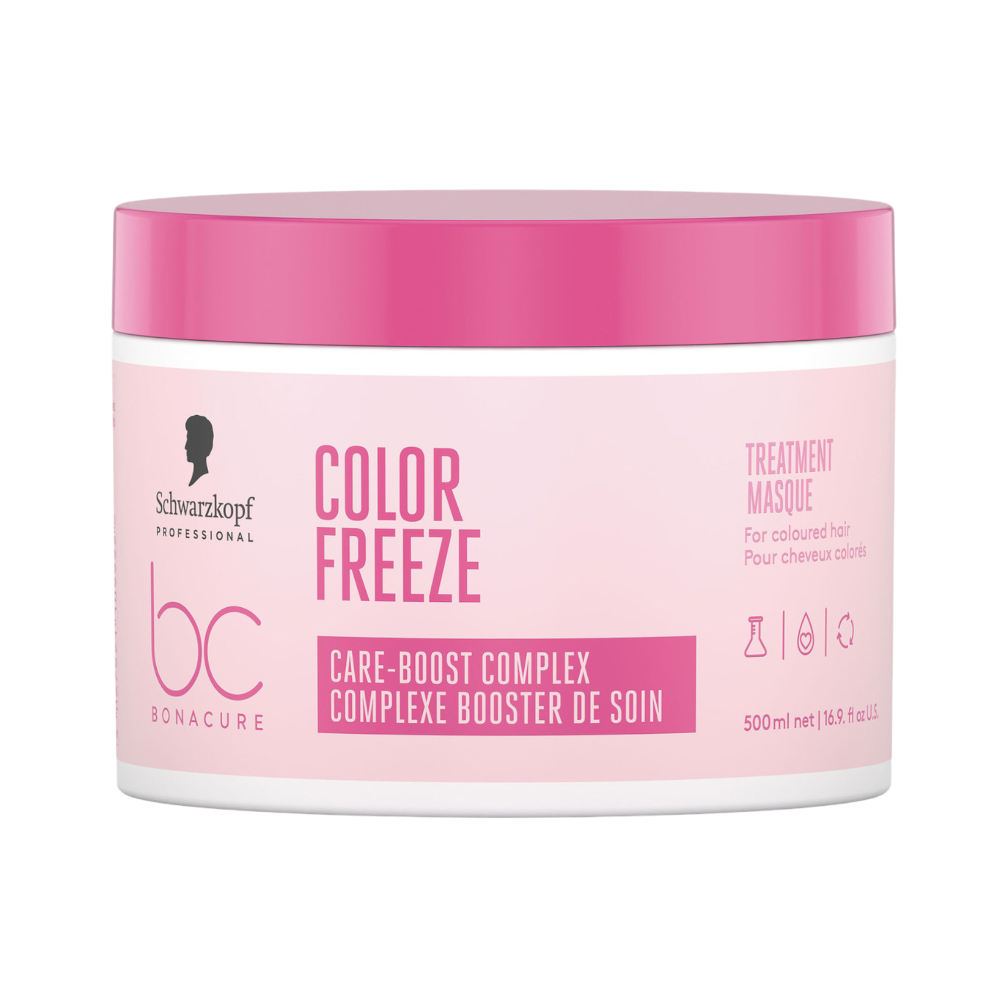 SCHWARZKOPF PROFESSIONAL BONACURE COLOR FREEZE CARE-BOOST COMP Masque pour cheveux colorés 500 ml