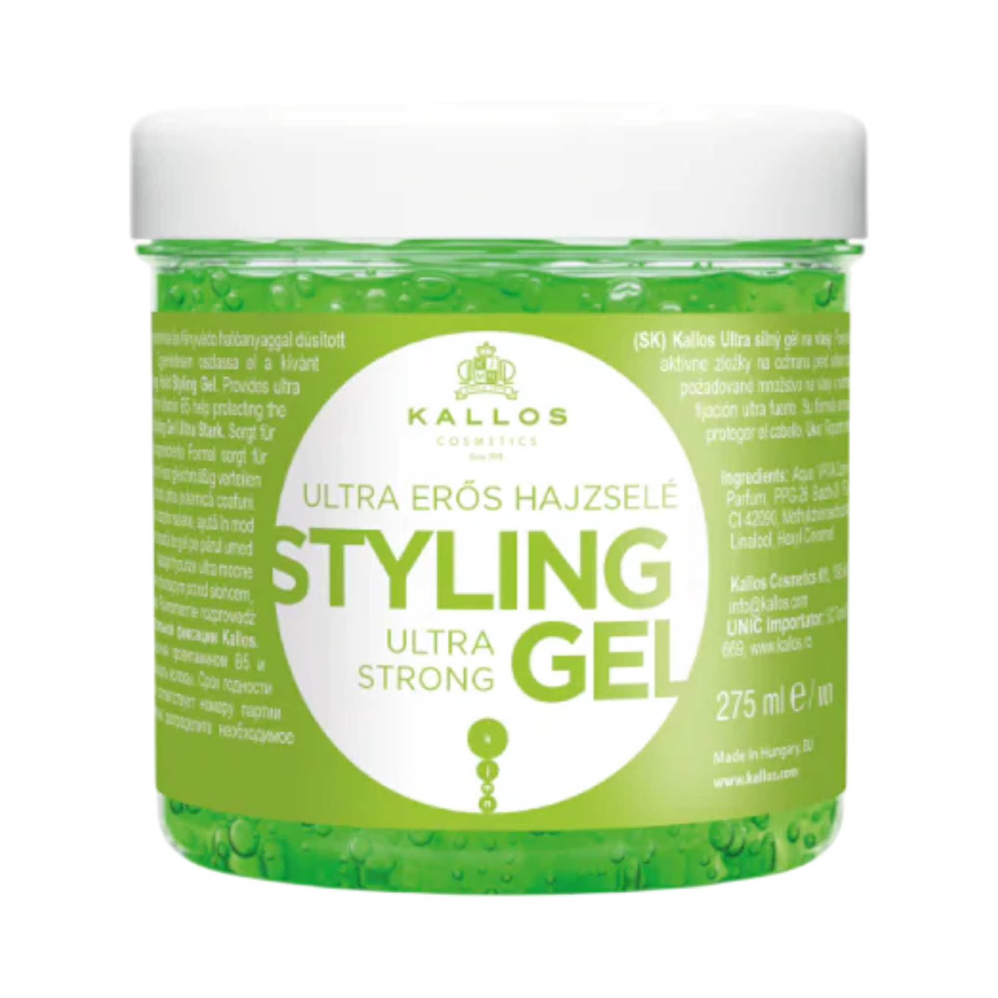 KALLOS EROS ULTRA STRONG HOLD Gel ultra fort 275 ml