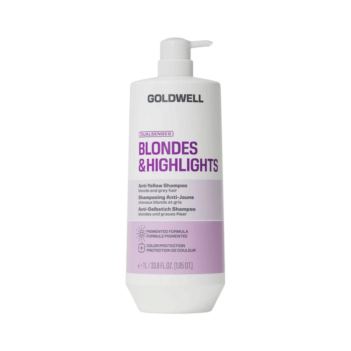 GOLDWELL DUALSENSES BLONDES & HIGHLIGHTS Szampon neutralizujący żółte odcienie do włosów blond 1000 ml